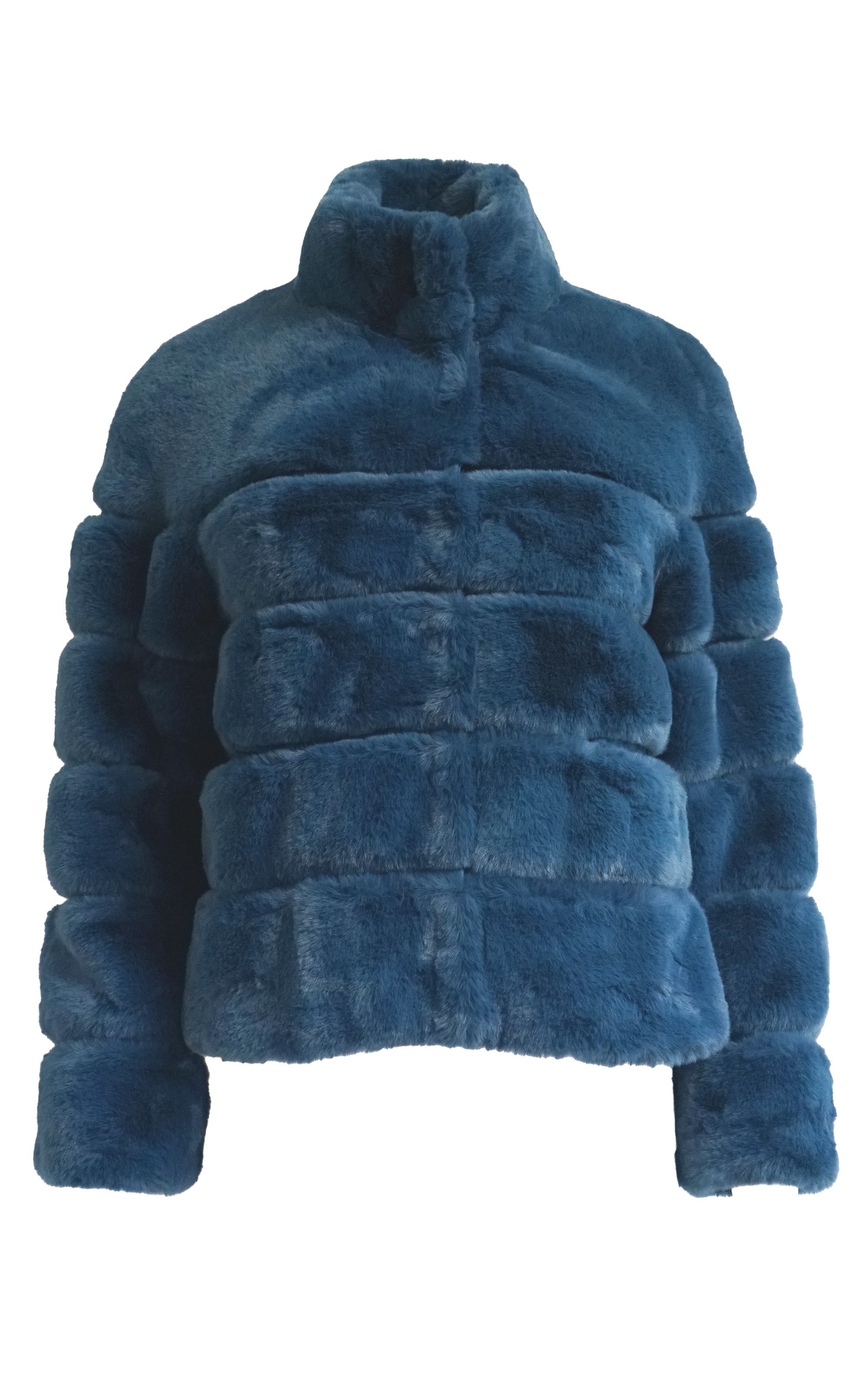 Passioni Fellimitatmantel Kurz mit Steppung günstig online kaufen