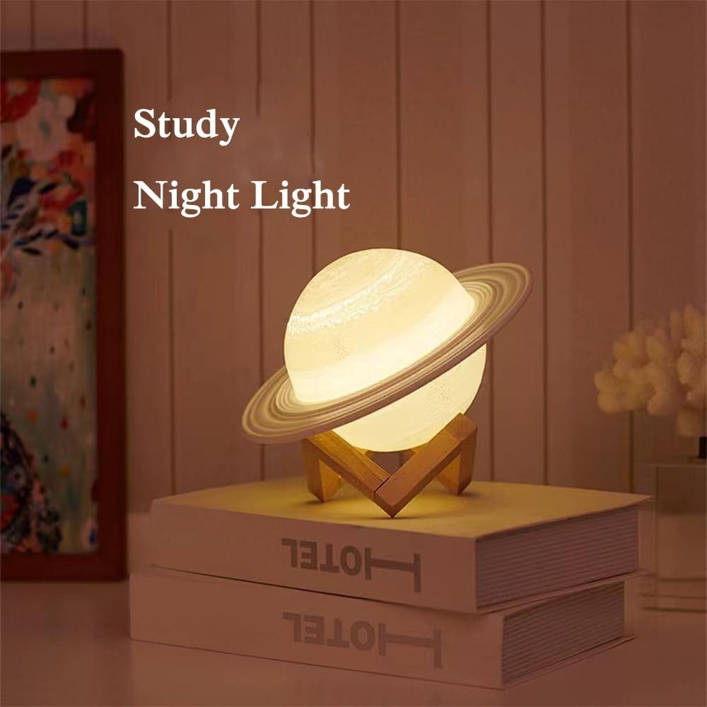 Nachtlicht 1W DOPWii Licht Saturn Nacht LED Lampe,16 Farbvarianten,Φ22cm,1W,Umgebungslicht