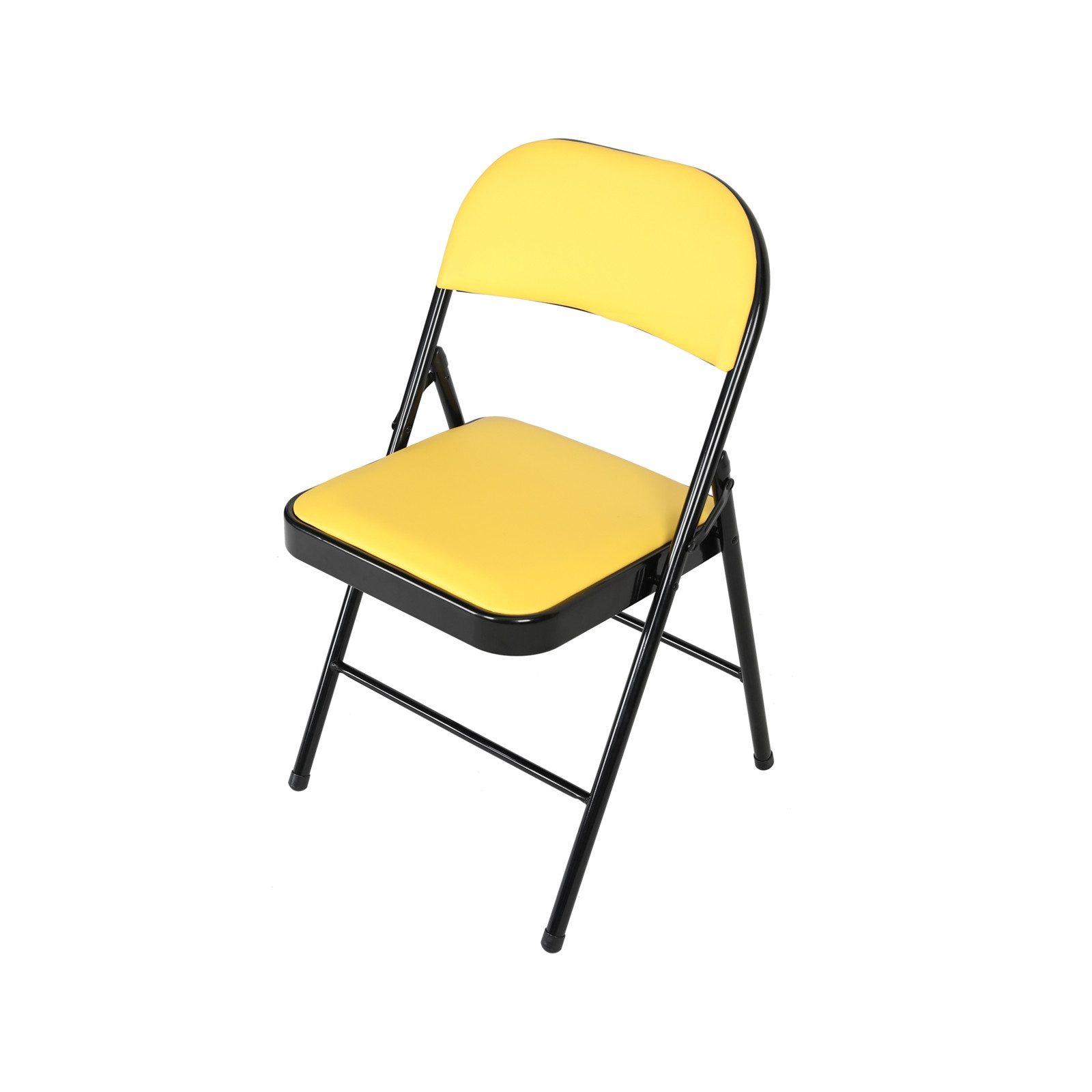 HTI-Living Klappstuhl Klappstuhl Wedigo Kunstleder Gelb-Schwarz (Stück, 1 St), Gästestuhl Familienfeiern Firmenveranstaltungen