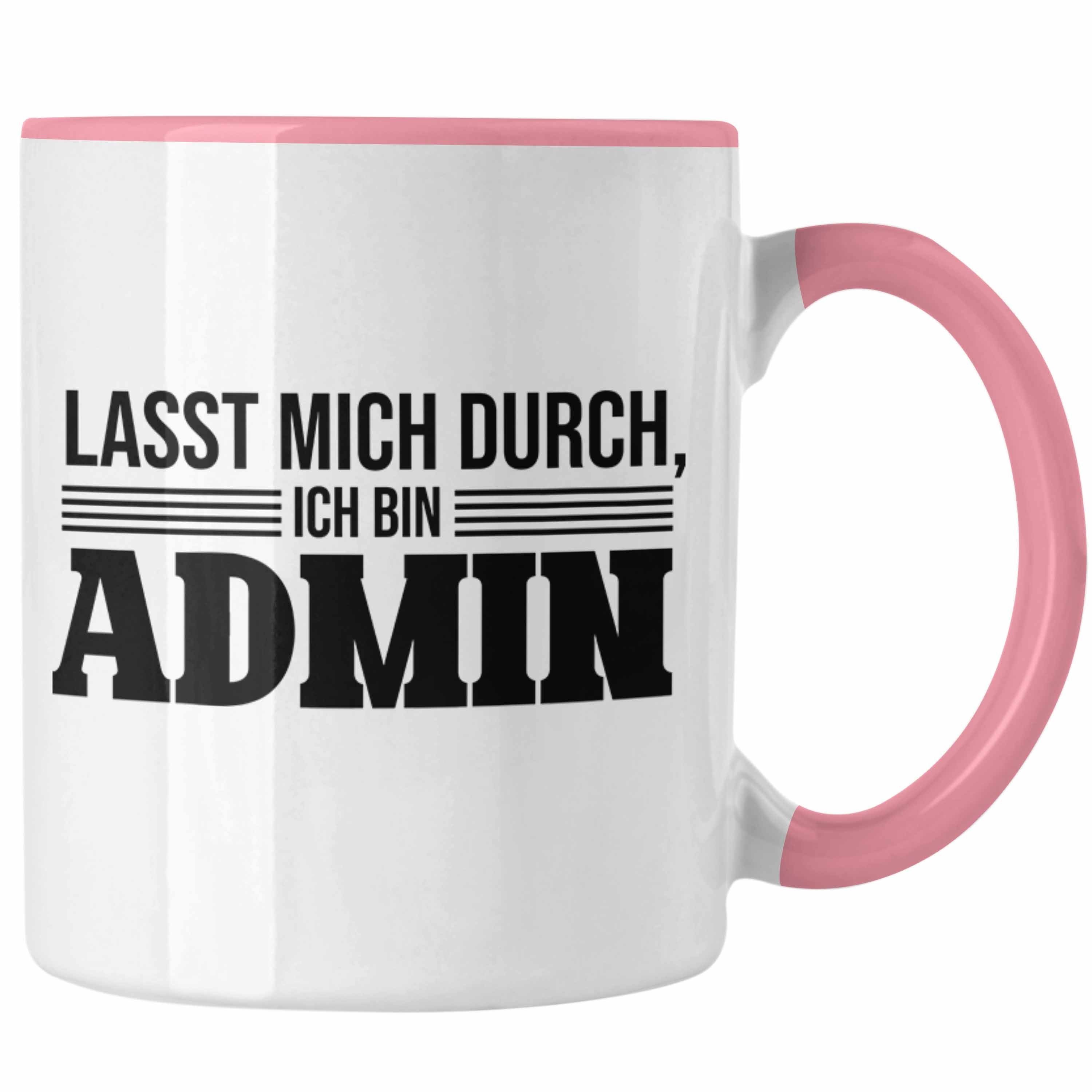 Lustige IT Computerfreaks Rosa Tasse Techn Tasse für für IT-Experten Geschenkidee Trendation