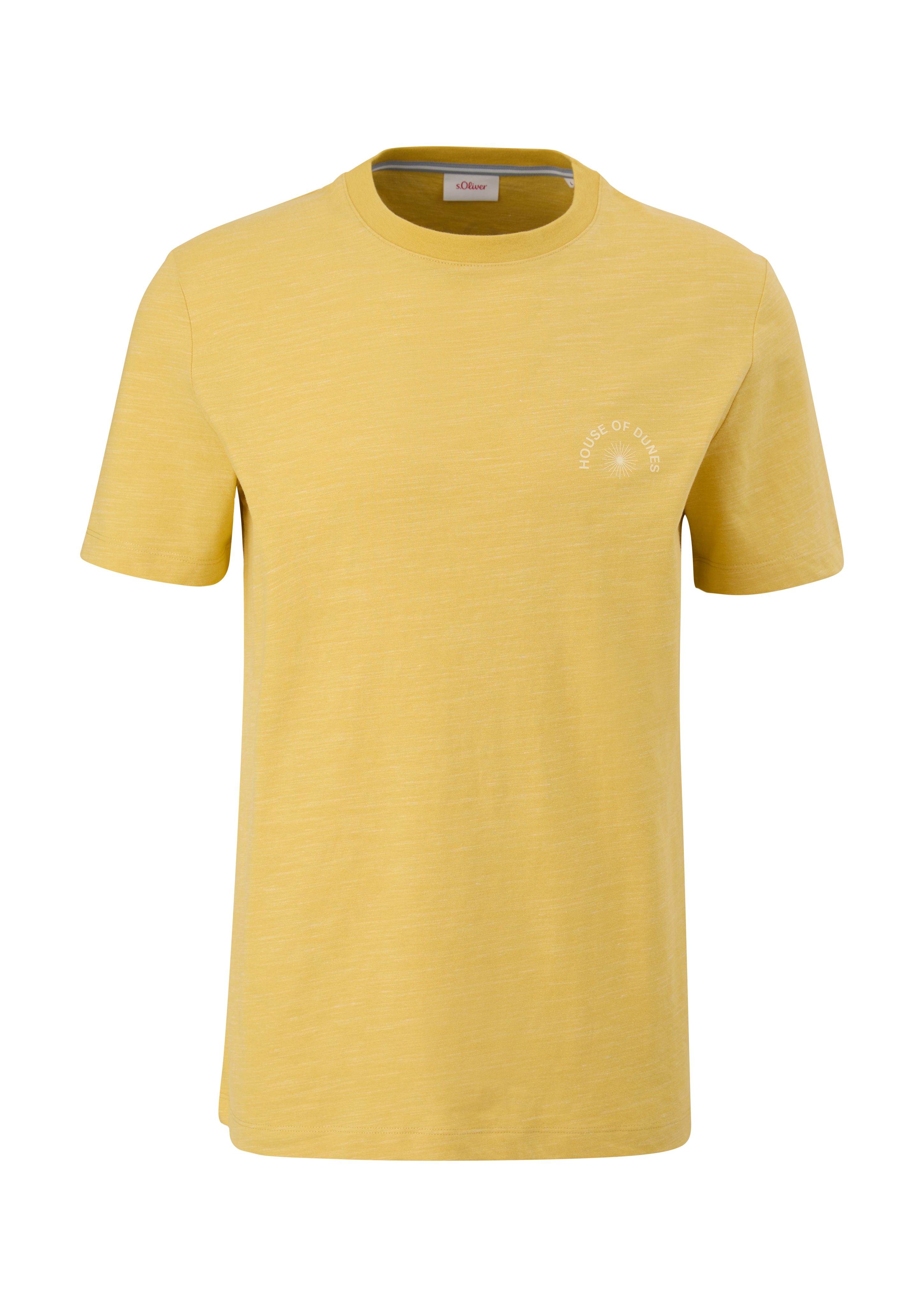 zitrone Kurzarmshirt Backprint s.Oliver mit T-Shirt