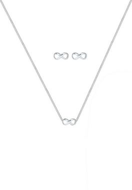 Elli Schmuckset Infinity Symbol Unendlichkeit 925 Silber, Infinity