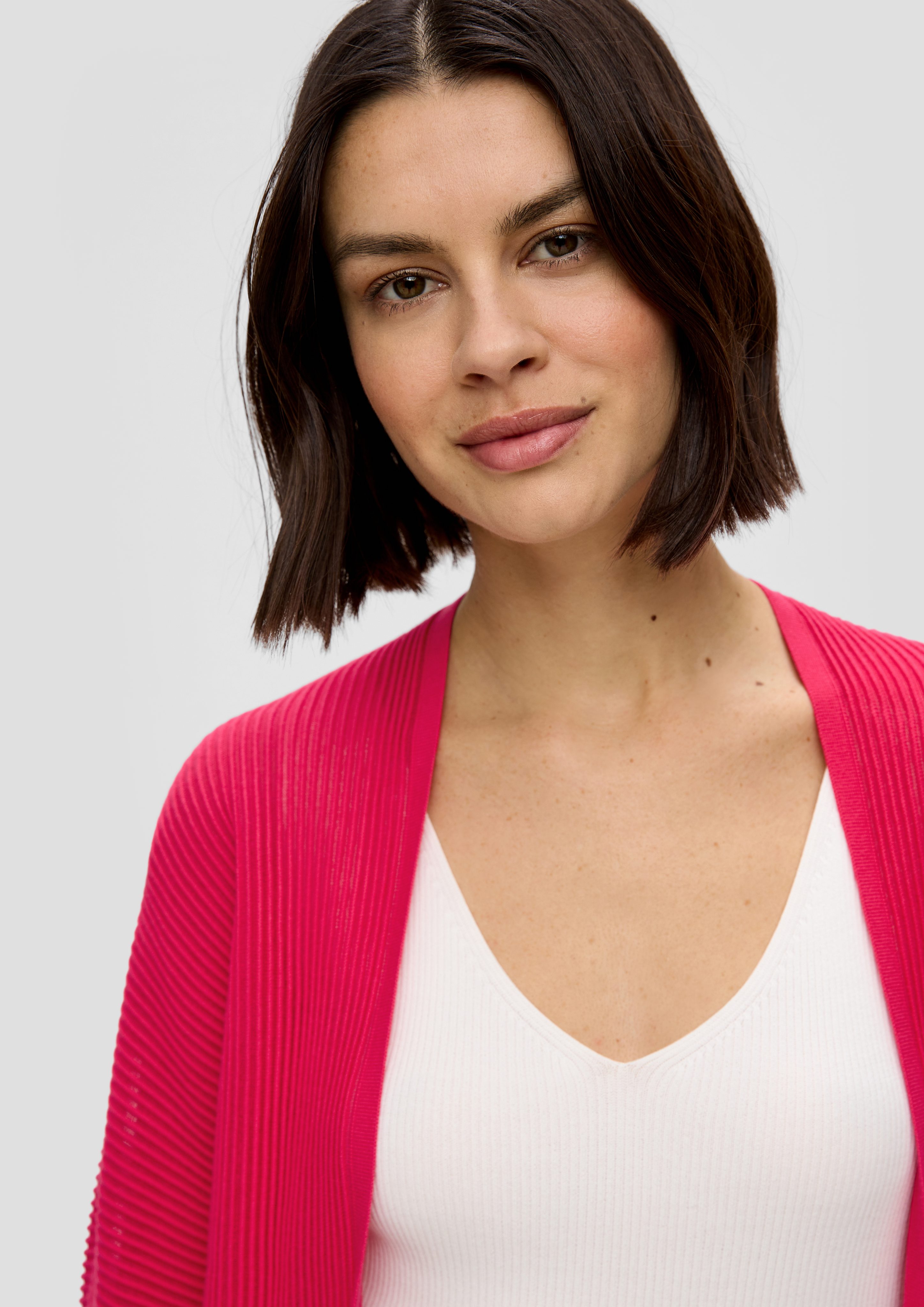 s.Oliver BLACK LABEL Strickjacke Strickjacke mit günstig online kaufen