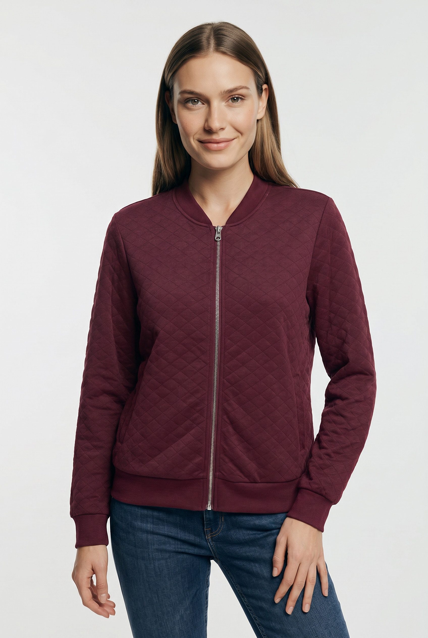 ONLY Sweatjacke ONLJOYCE L/S BOMBER SWT NOOS Polyester, regular fit