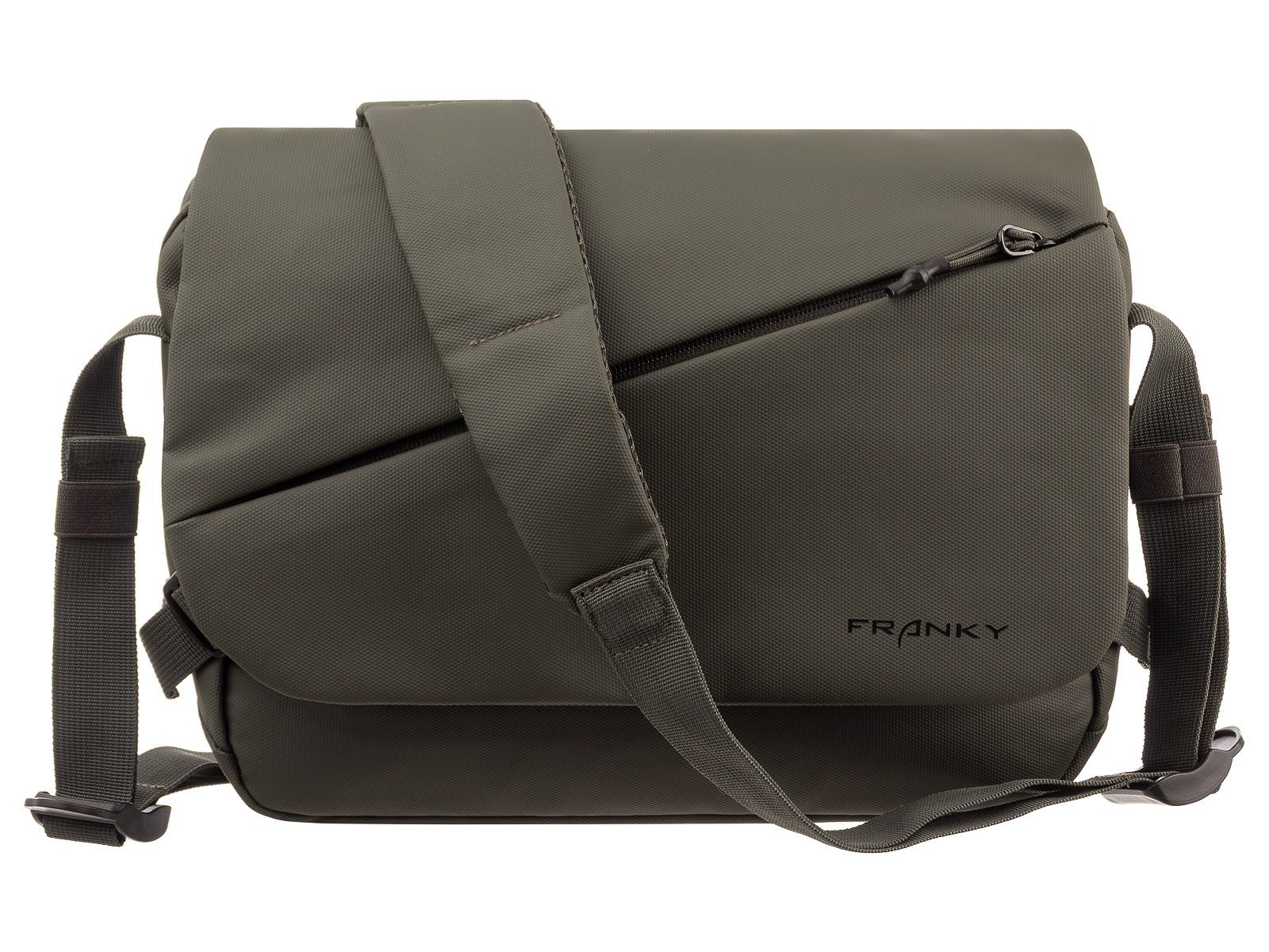 Franky Umhängetasche Überschlag Tasche CT17-M-B Messenger (1-tlg)