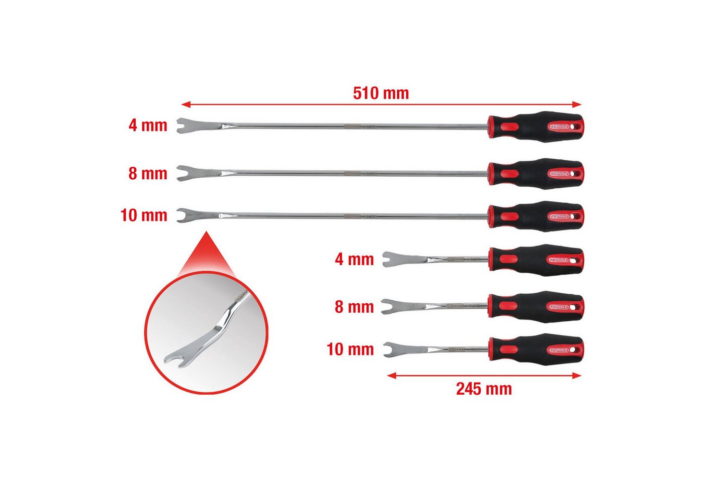 Thumbnail - KS Tools Drehmomentschlüssel KS TOOLS Clip-Löse-Satz 6tlg. - 140.2370
