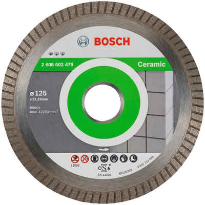 Bosch Professional Diamanttrennscheibe »Best for Ceramic Extra-Clean Turbo«