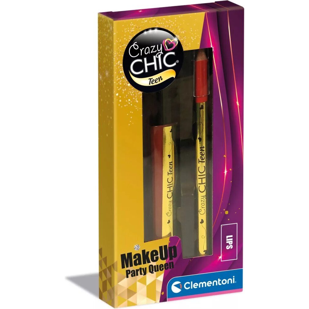 Clementoni® Theaterschminke CLEMENTONI Crazy Chic Teen: MakeUp Lips Party Queen