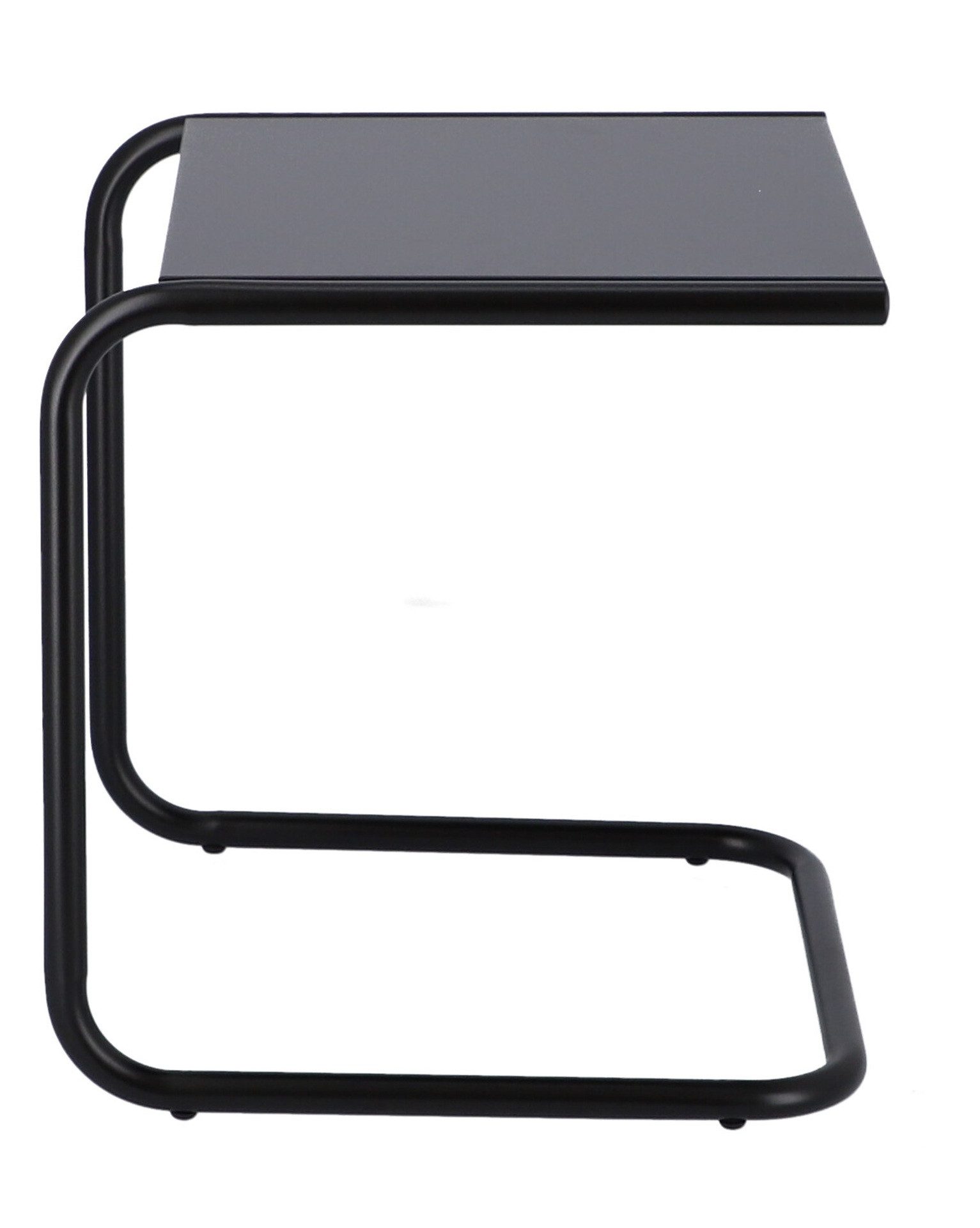 Fiam Beistelltisch Club aus Aluminium, Edition Schwarz