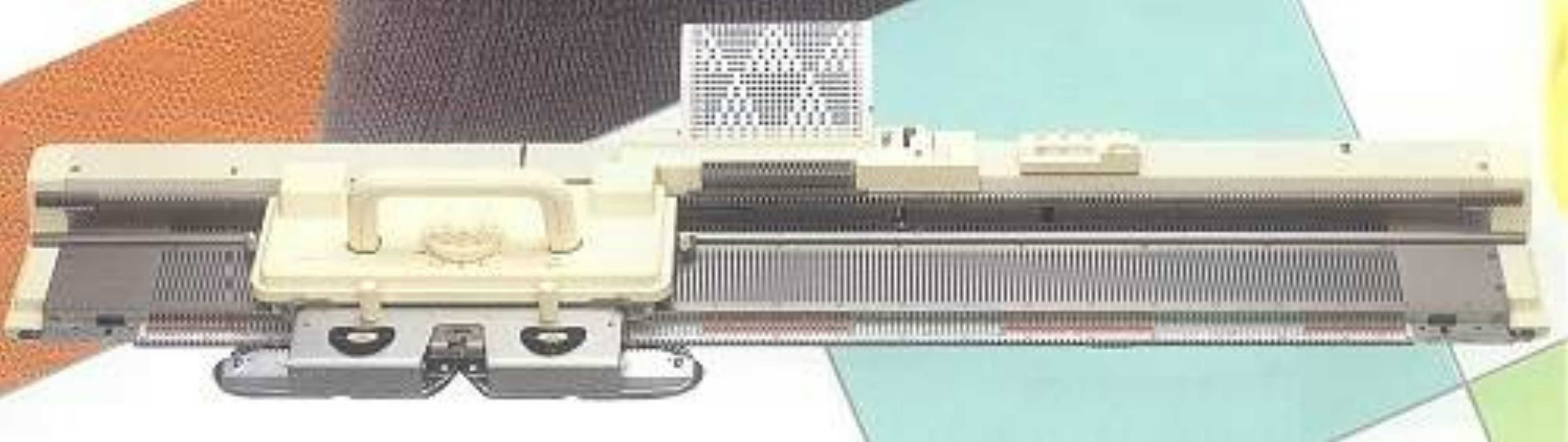SILVER REED Strickmaschine Strickmaschine Silver-Reed SK-280 mit Doppelbettergänzung SRP-60N