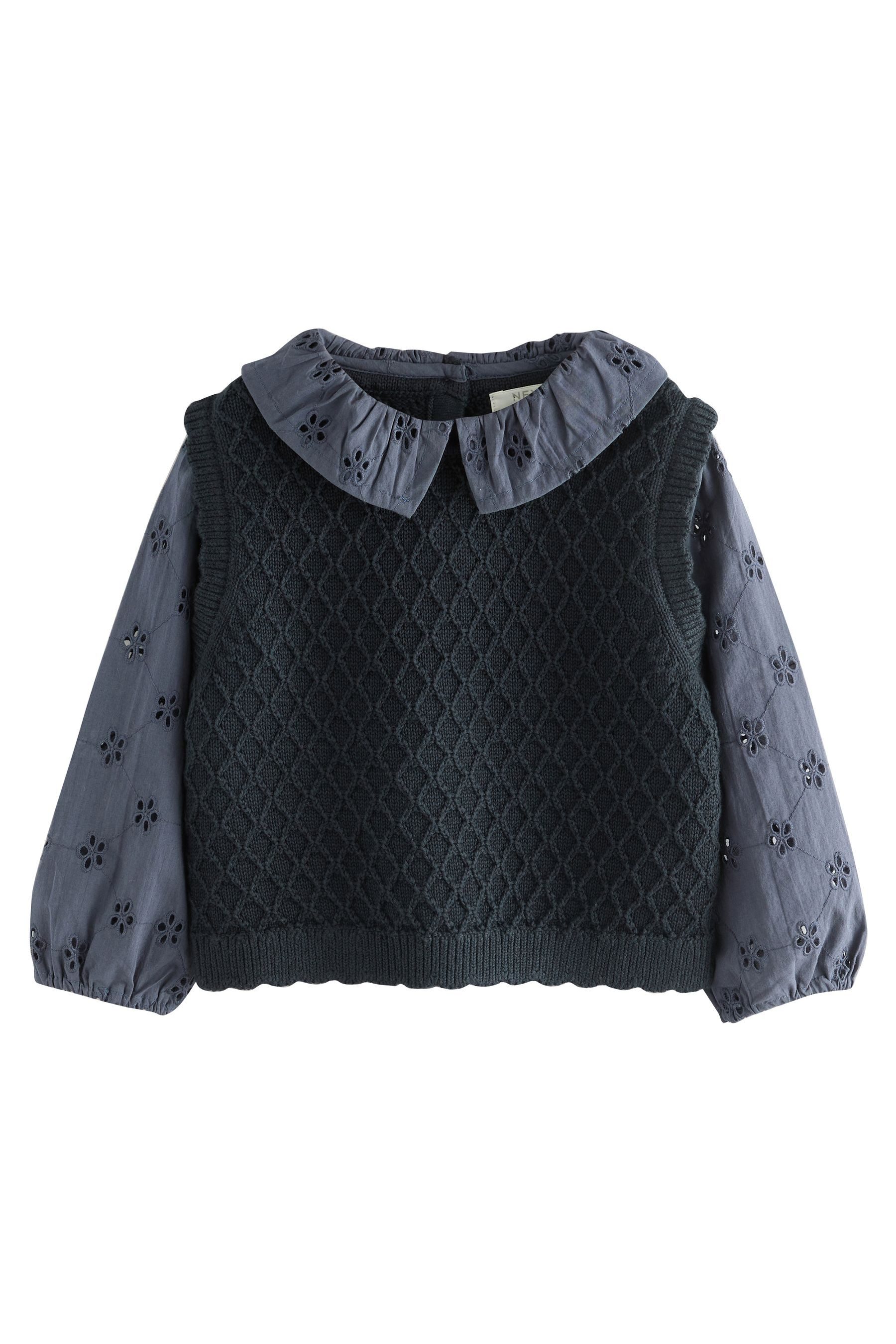 Next 2-in-1-Pullover Lagen-Strickpullover (1-tlg) günstig online kaufen