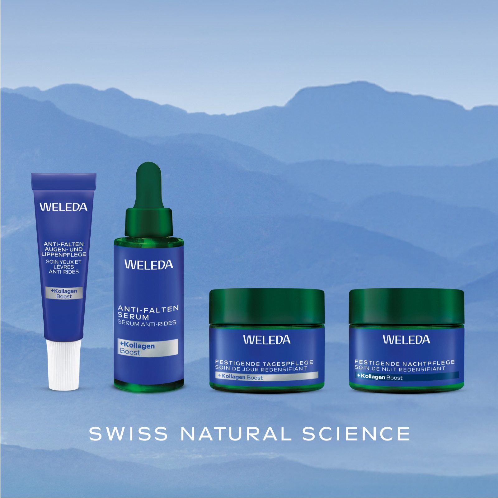 WELEDA Nachtcreme Weleda Festigende Nachtpflege Blauer Enzian & Edelweiss, mindert tiefe Falten nach 2 Wochen und aktiviert die Zellerneuerung