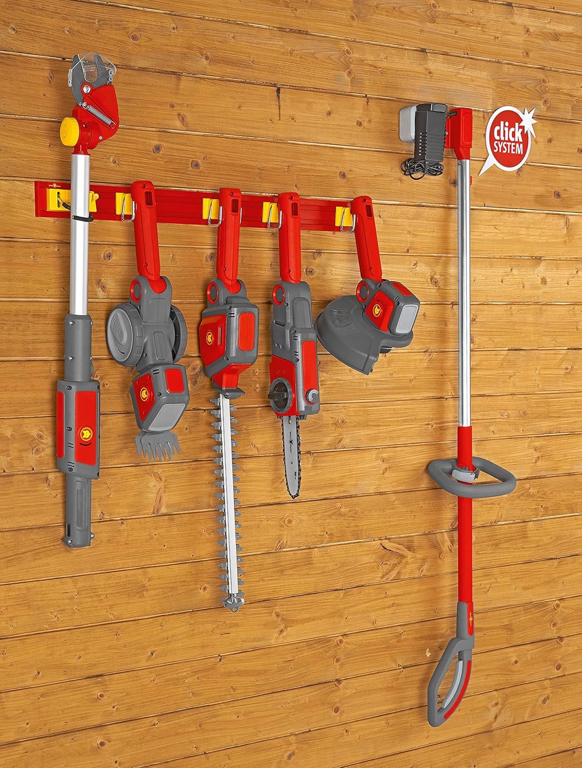 WOLF e-Multi-Star™ Wand-Ladestation QC 25 eM, 72AMC3-1650, Rot Bleiakku-Ladegerät (1-tlg)