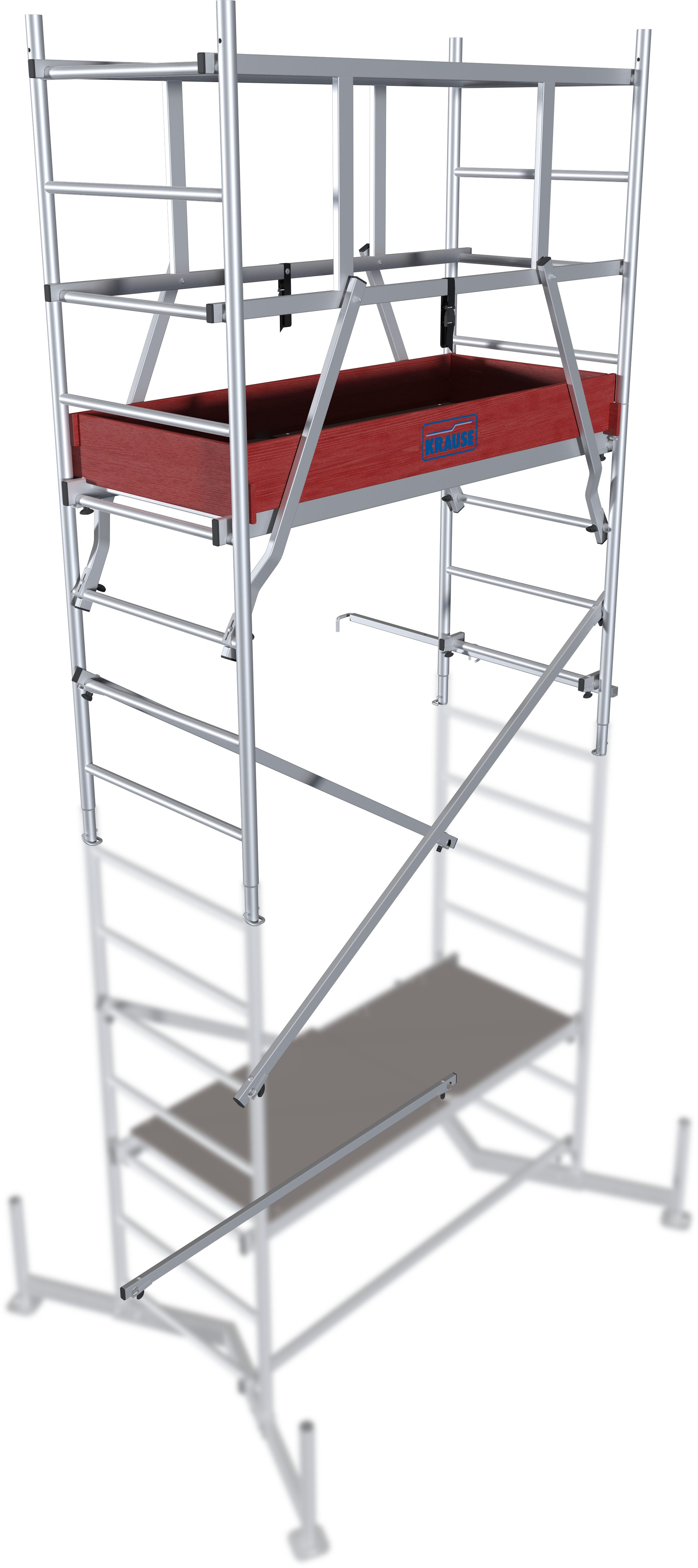 KRAUSE Arbeitsgerüst ClimTec System 1. Aufstockung, nur in Verbindung mit dem ClimTec System Grundgerüst nutzbar