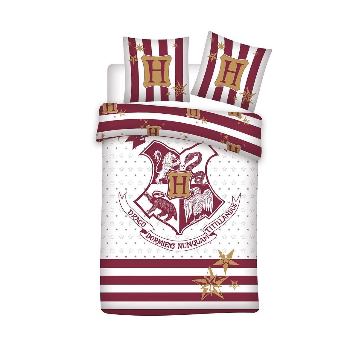 Harry Potter Bettwäsche Harry Potter Bettwasche Set 100% Baumwolle 2x Kisse günstig online kaufen