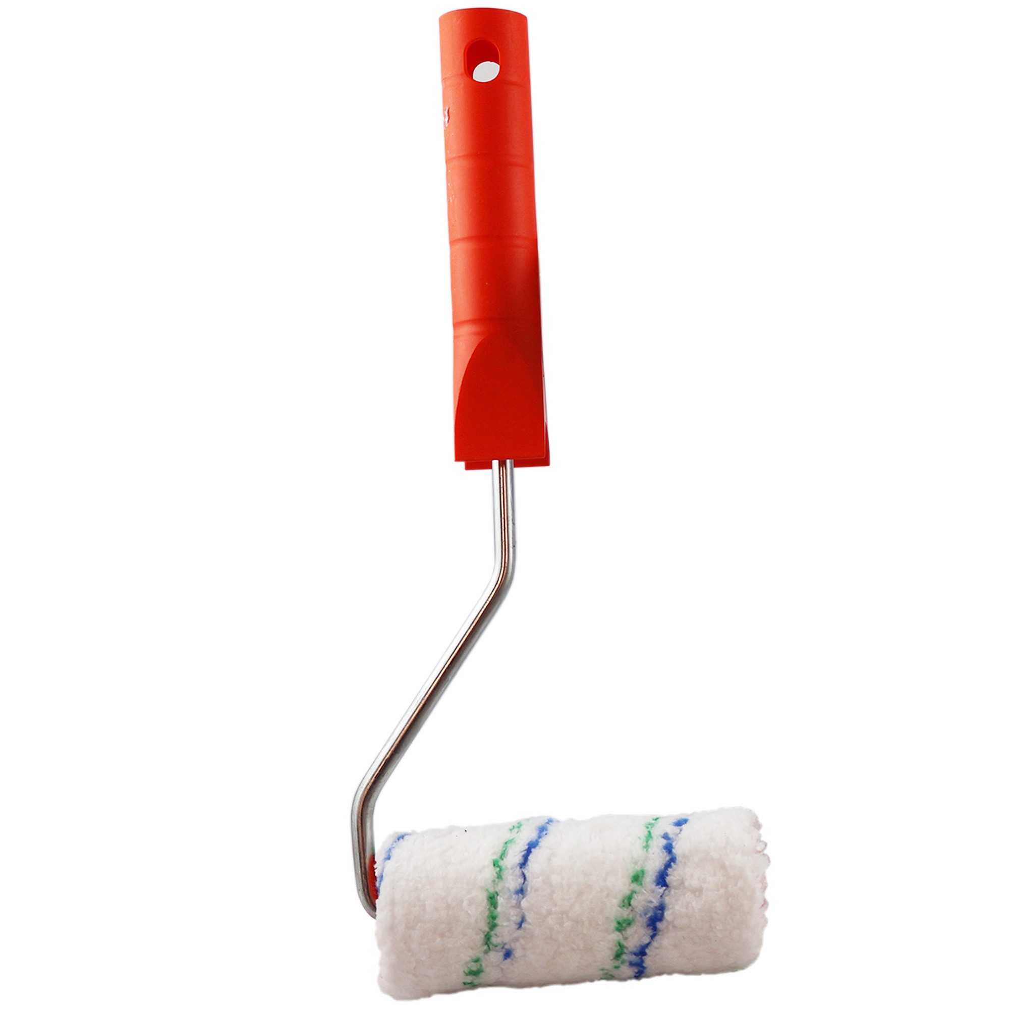 Level+ Dachfarbe Dachfarbe Sockelfarbe elastische L+46 ZIEGELROT - 1,5KG + Farbroller