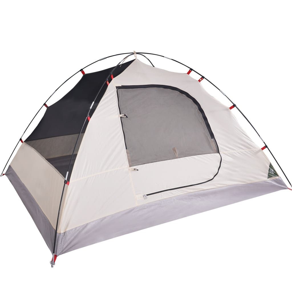 vidaXL Kuppelzelt 6-Personen Zelt Campingzelt Familienzelt Freizeitzelt 6 Personen Grün