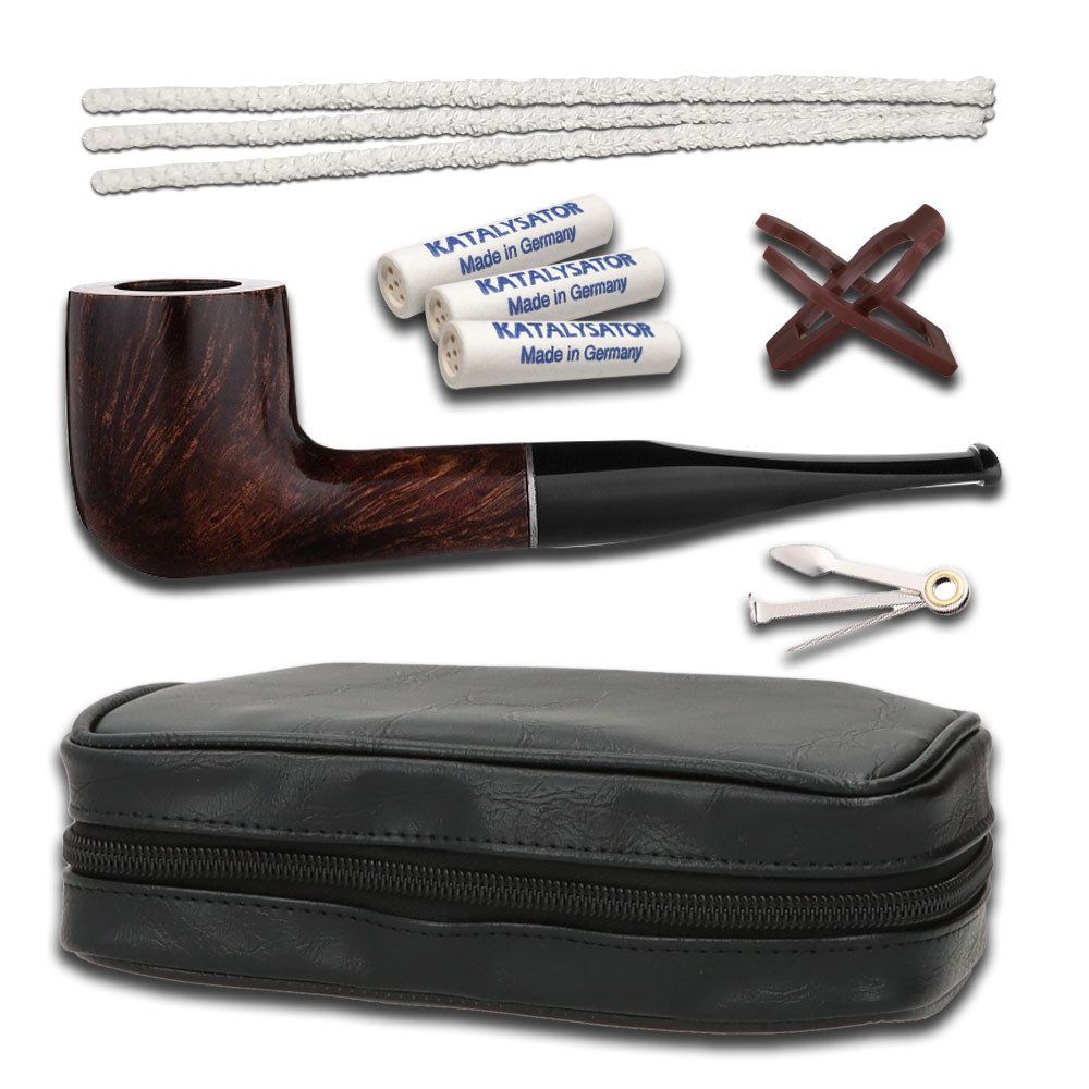 Coumo Tabakbeutel Pfeifen Einsteiger Set, Pfeifentasche, Pfeife und Zubehör günstig online kaufen