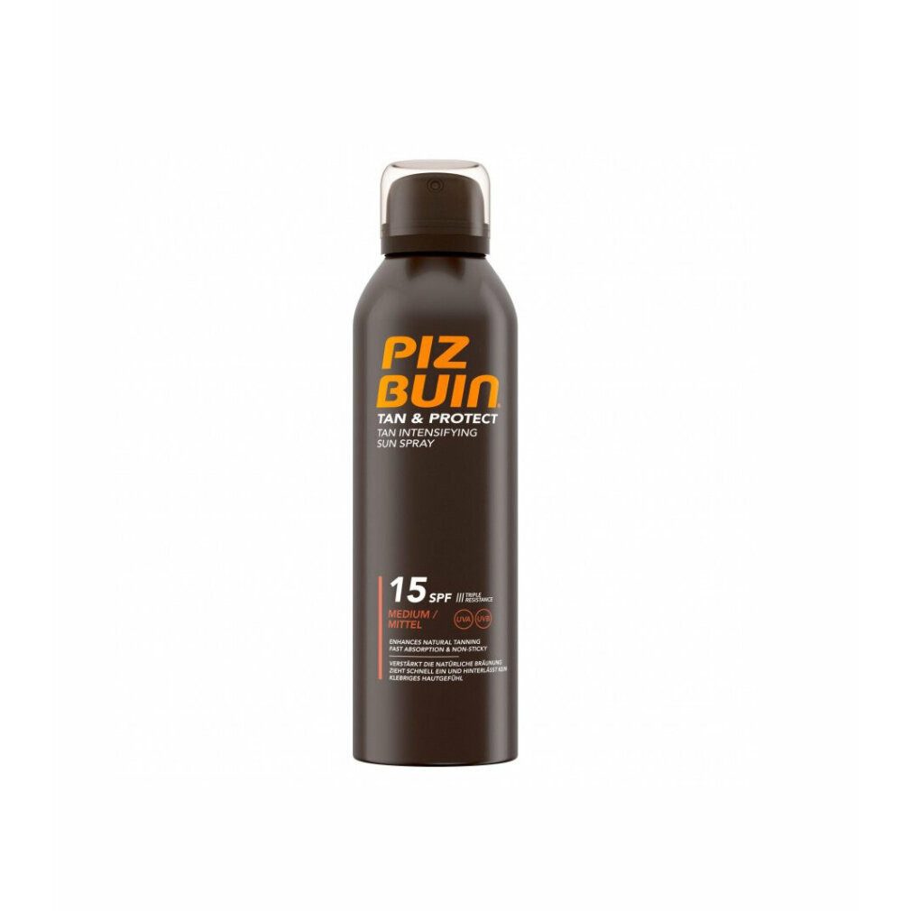 Piz Buin Sonnenschutzcreme Tan & Protect, LSF 15, wasserfest schnell einziehend