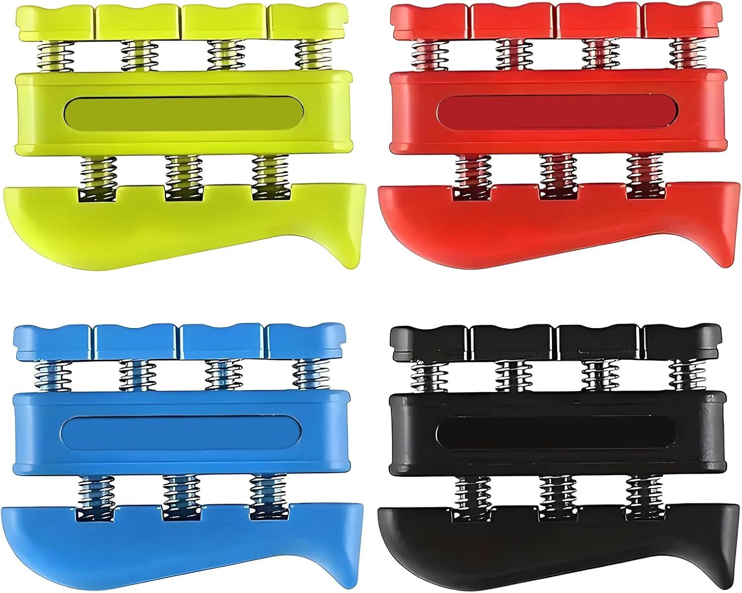 FELIXLEO Handmuskeltrainer 4 Stk Fingertrainer Handtrainer Finger Trainer Gitarre Klavier Übung