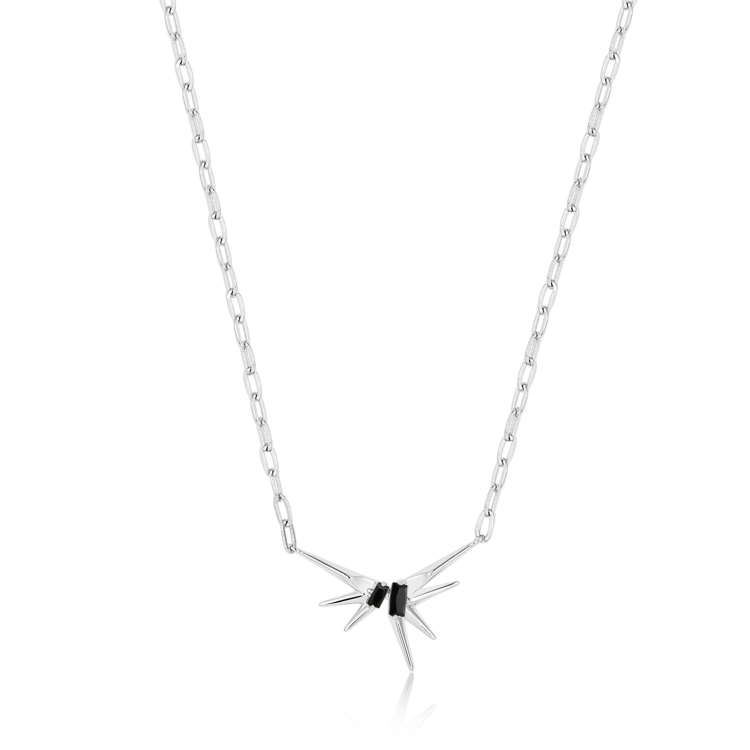 Ania Haie Kette mit Anhänger Sparkle Spike 925er Sterlingsilber