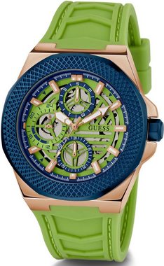 Guess Multifunktionsuhr GW0577G3, Armbanduhr, Quarzuhr, Herrenuhr