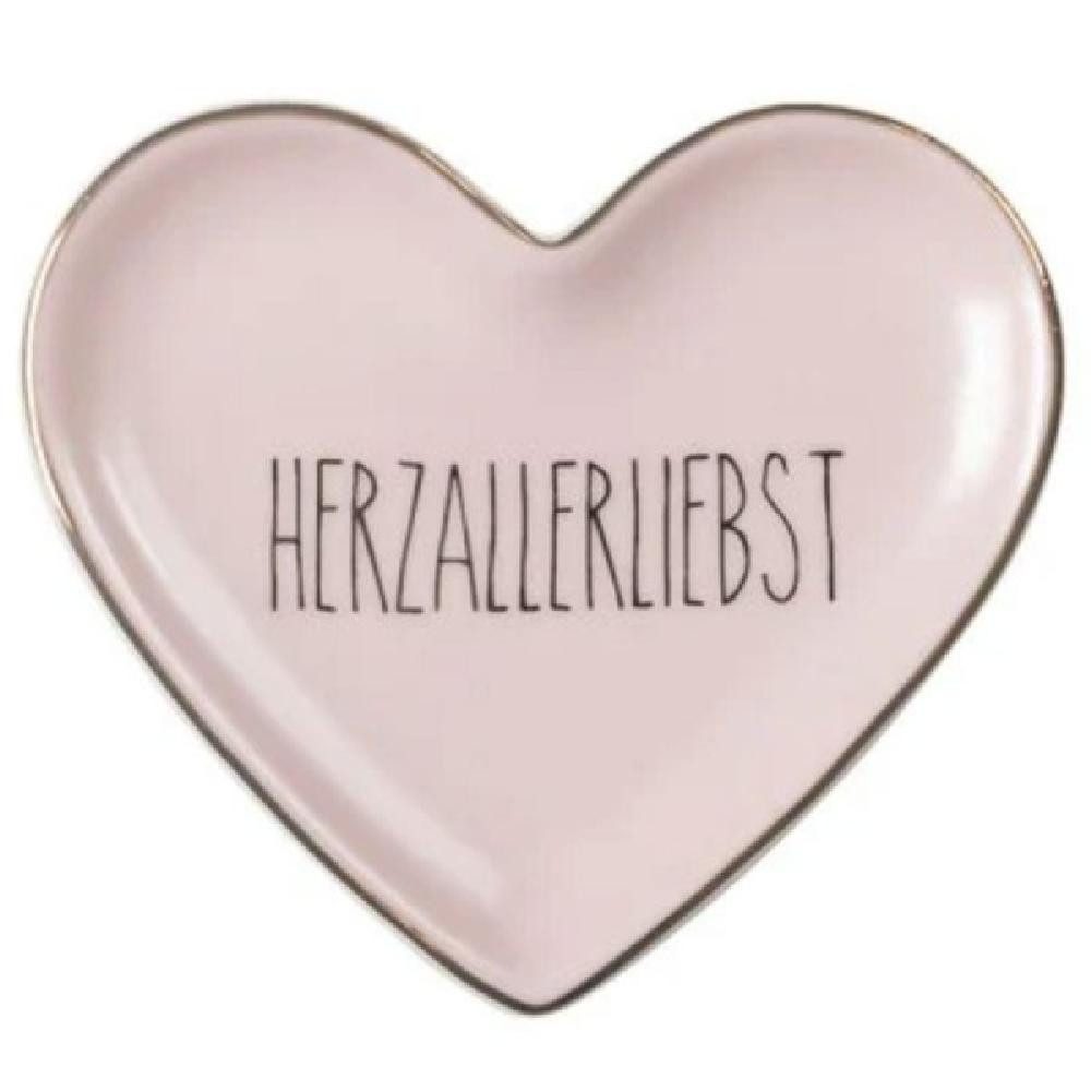 Schmuckkassette Porzellanteller Love Plates Herz Herzallerliebst