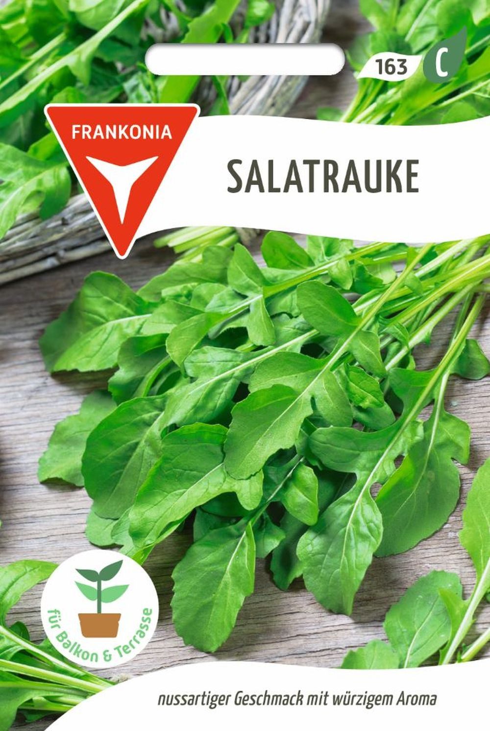 FRANKONIA Gemüsesamen Salatrauke, Rucola - Saatgut Salat-Samen Samen, Eruca sativa