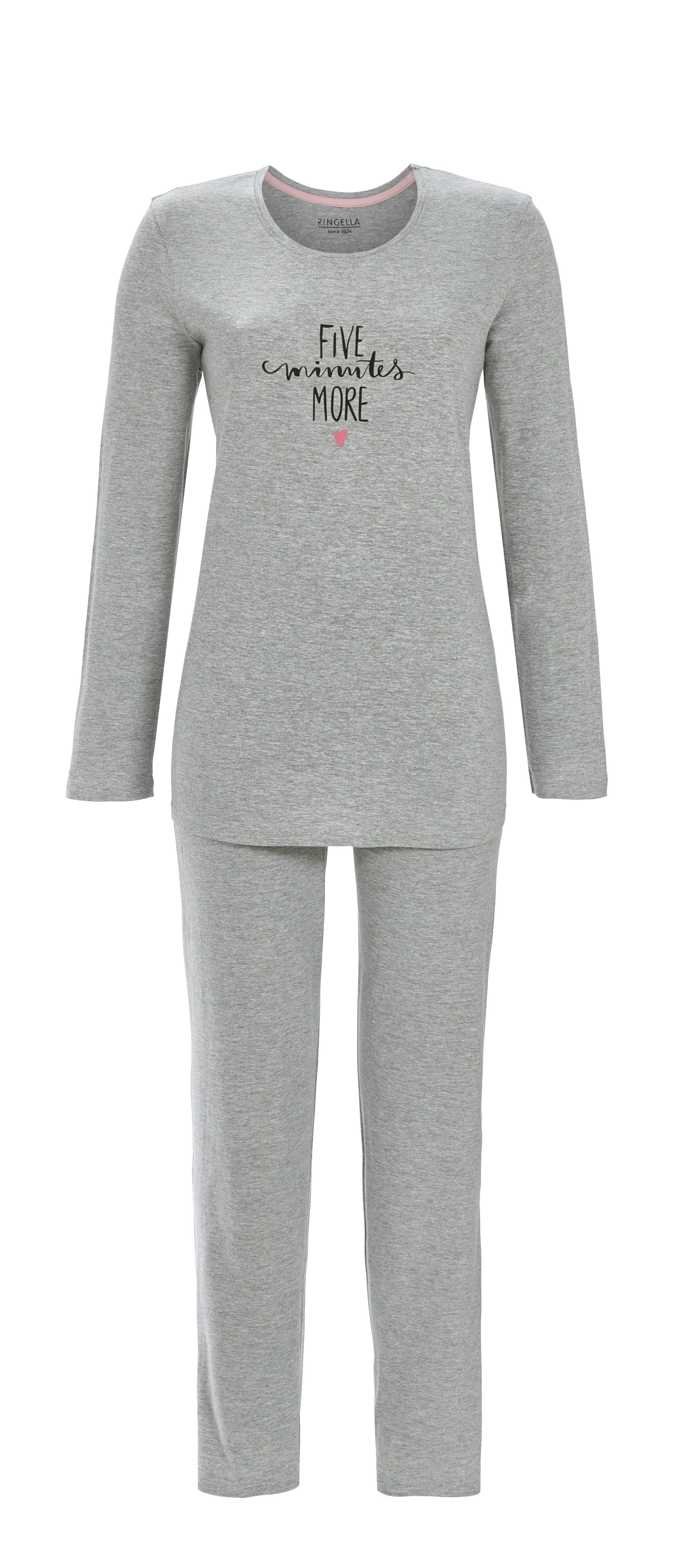 Ringella Pyjama - Langarm Schlafanzug mit Letterprint