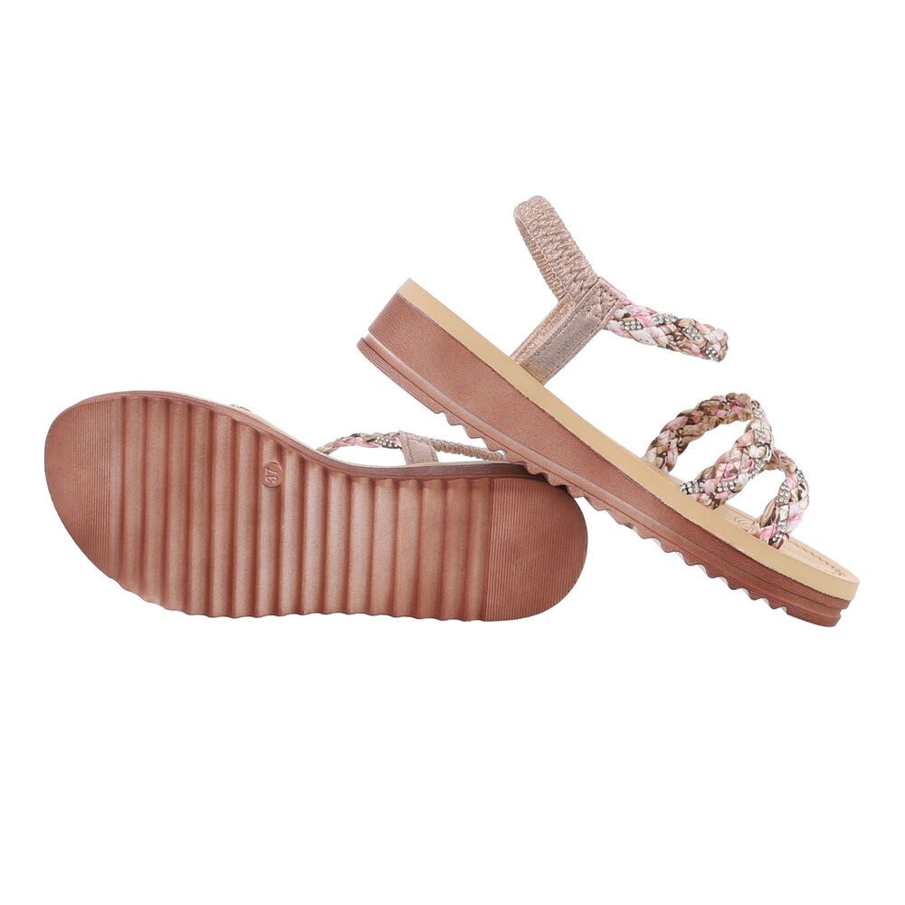 Ital-Design Damen Freizeit Riemchensandalette (85960458) Keilabsatz/Wedge günstig online kaufen