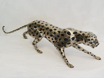 AFG Tierfigur Figur Skulptur Statue Gepard Cheetah Bronzeskulptur