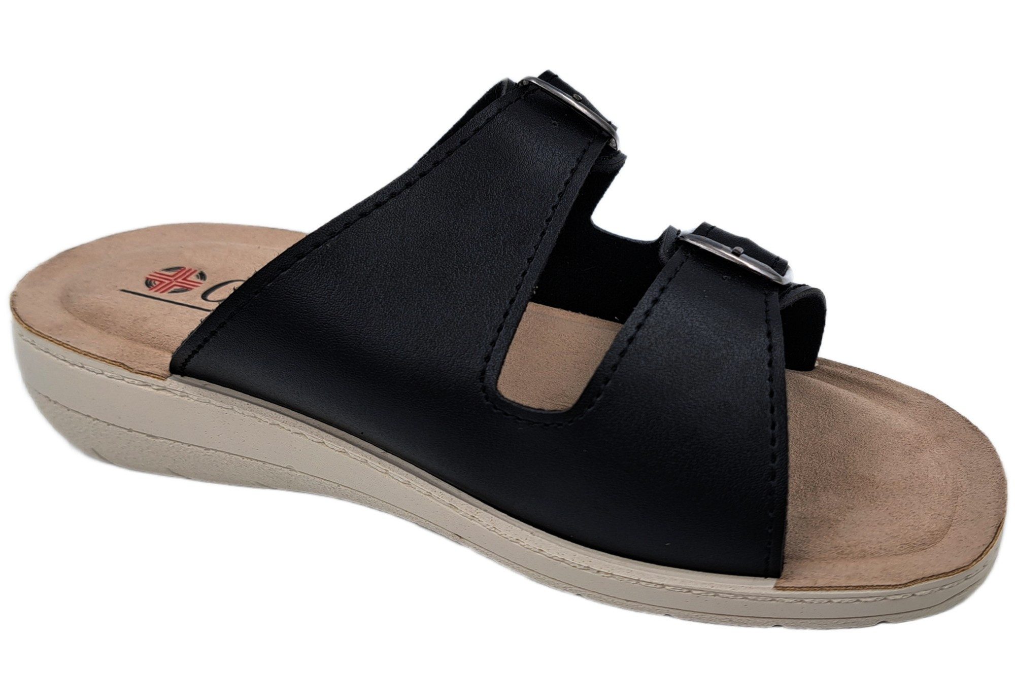 PADERO Ortomed Damen Pantolette Weite H für breite Füße geeignet