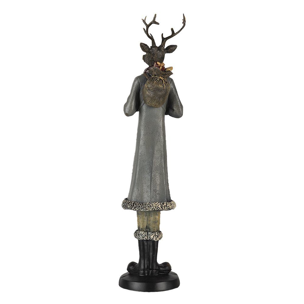 Clayre & Eef Dekofigur Clayre & Eef Dekoration Hirsch Mehrfarbig 9x8x36 cm