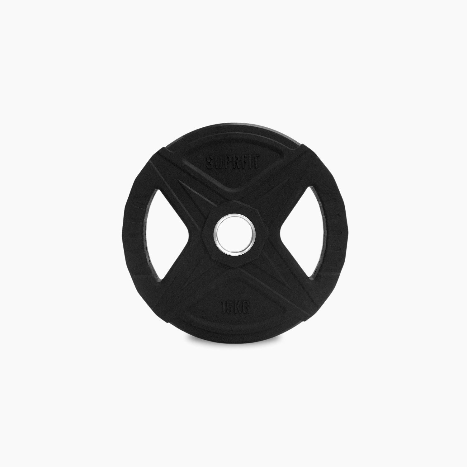 SF SUPRFIT Hantelscheiben Dual Gripper Plates, 15 kg, integrierte Griffmulden für sicheres und flexibles Training