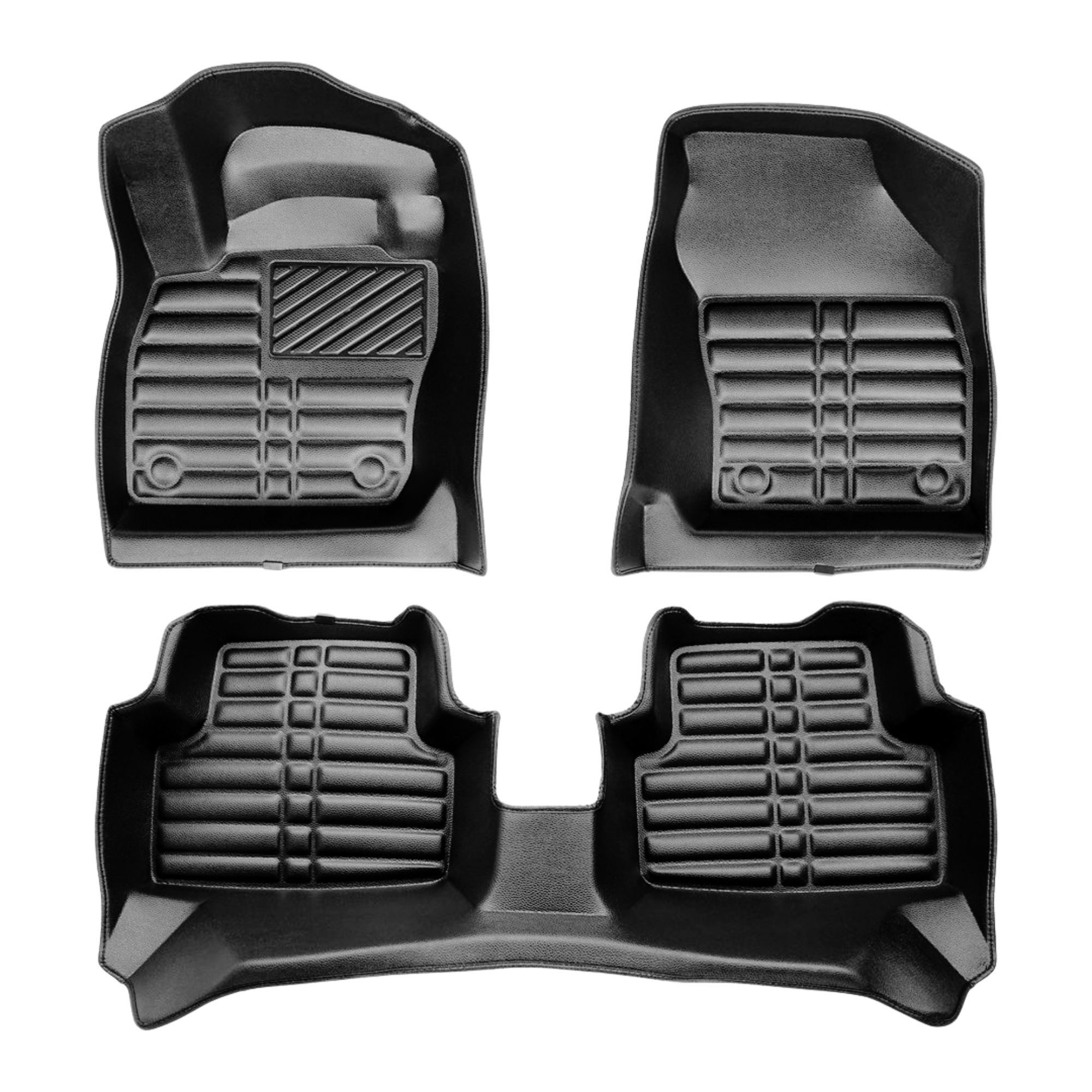 fussmattenprofi.com Auto-Fußmatte 5D Premium Auto Fussmatten für VW T-Cross 2019-2026 (1 St), für Volkswagen Volkswagen T-Cross