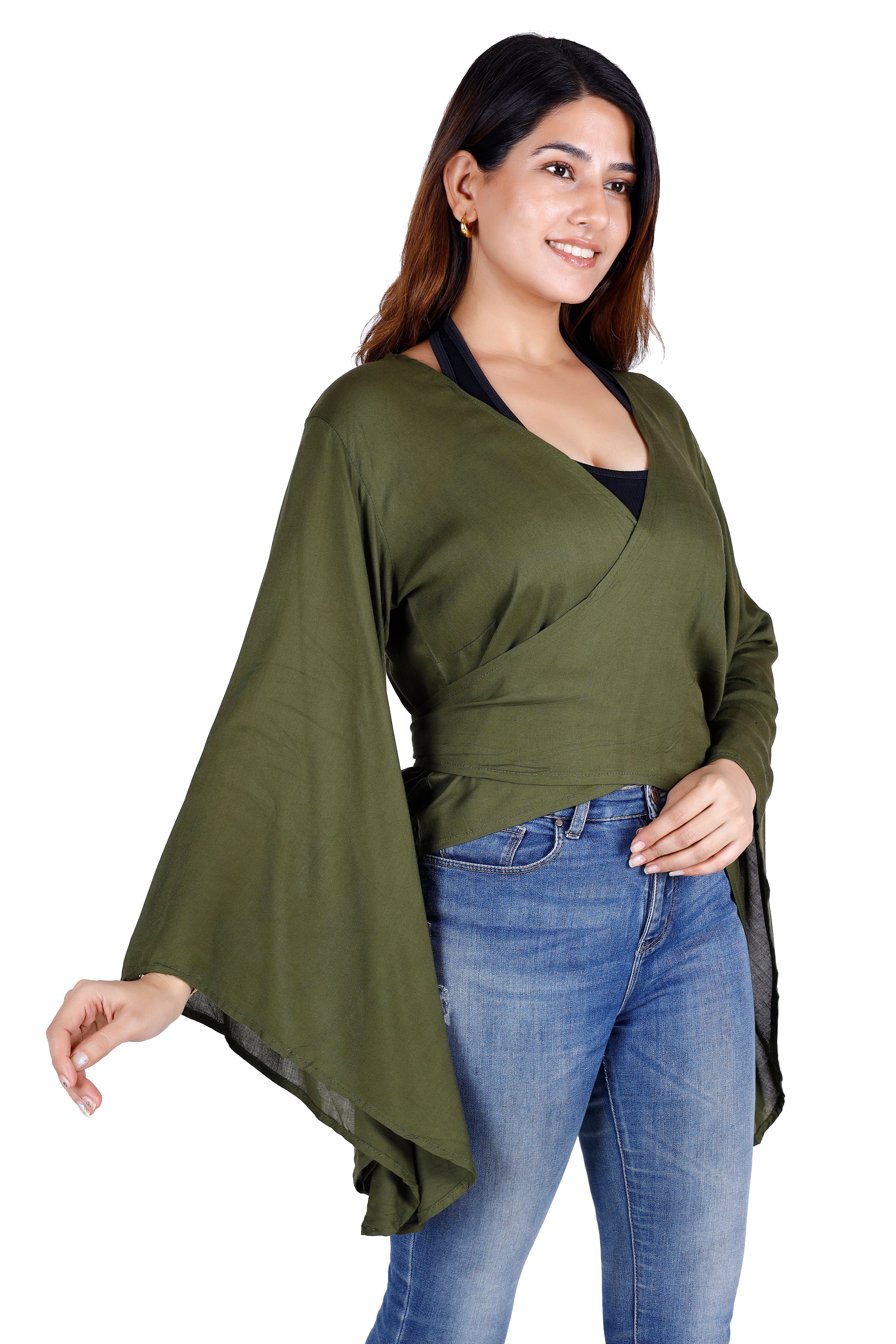 Guru-Shop T-Shirt Kurztop, Boho Blusentop mit günstig online kaufen