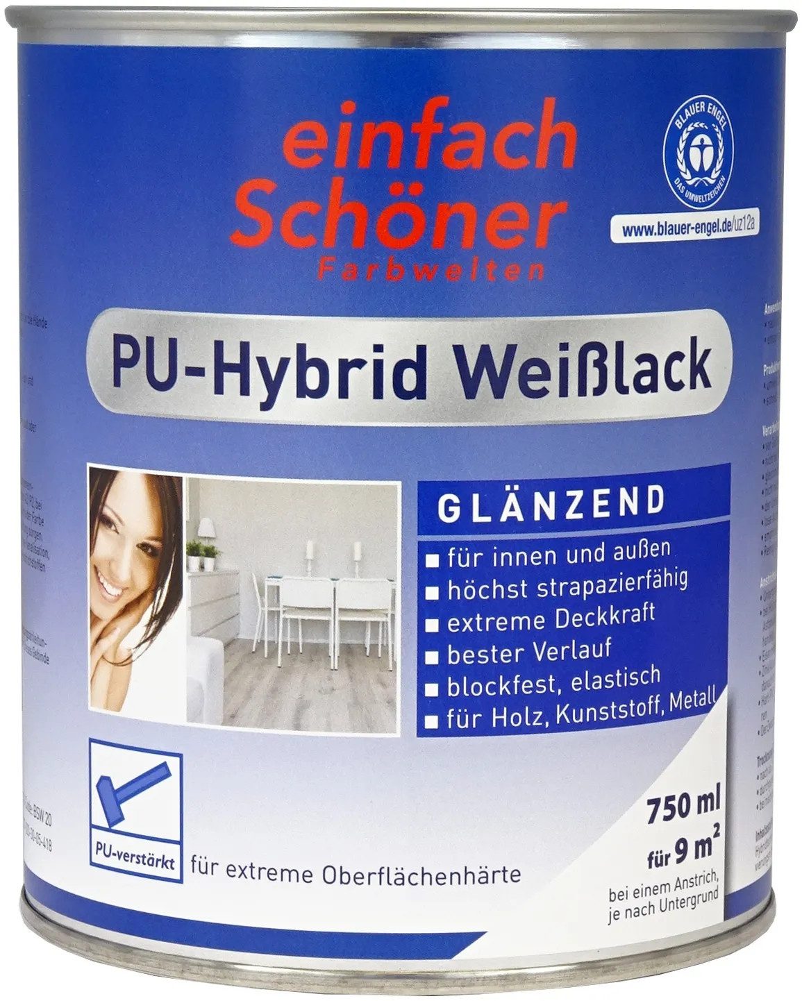 Wilckens Farben Weißlack einfach Schöner PU-Hybrid Weisslack