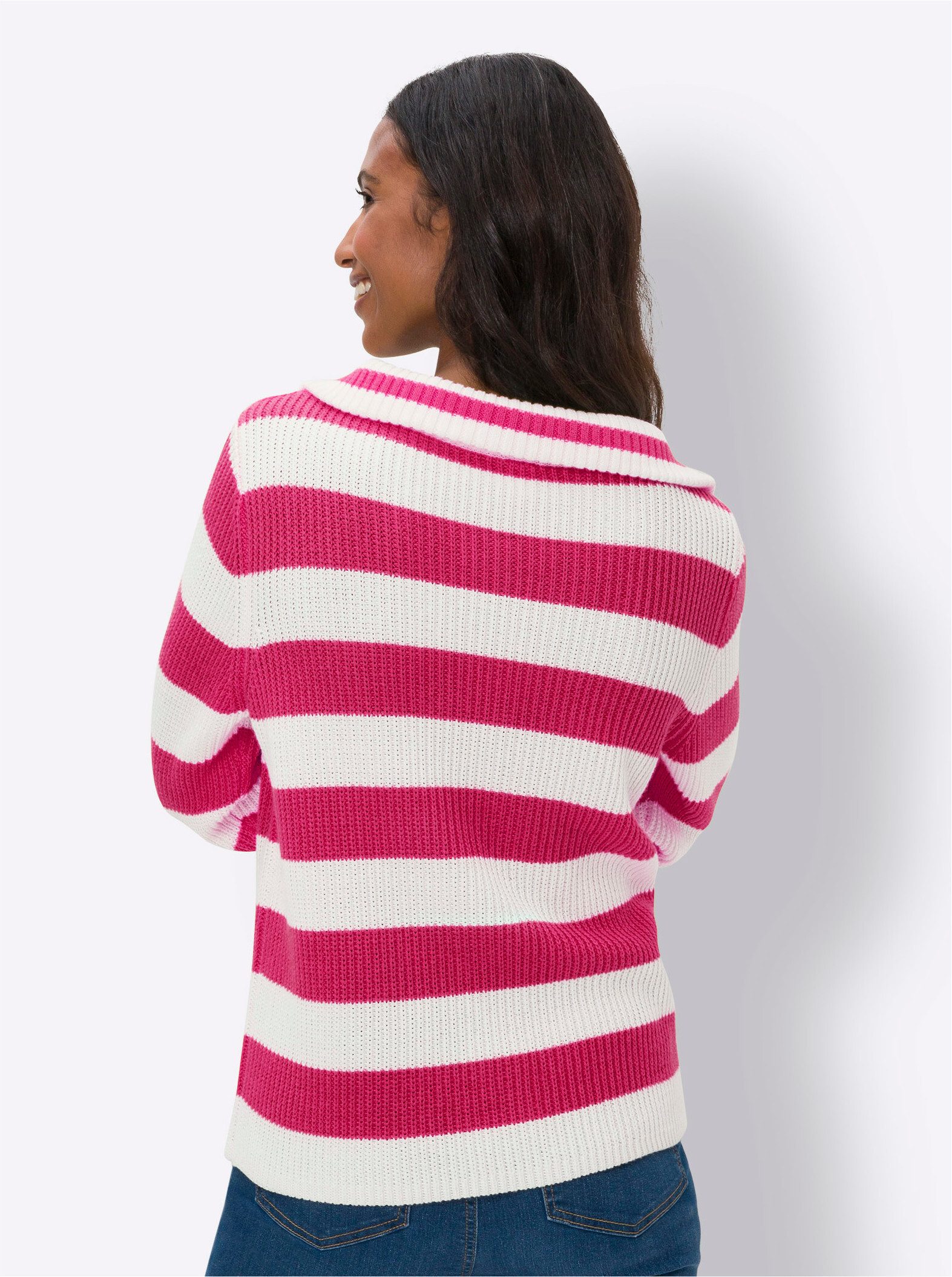 heine Strickpullover Troyer günstig online kaufen