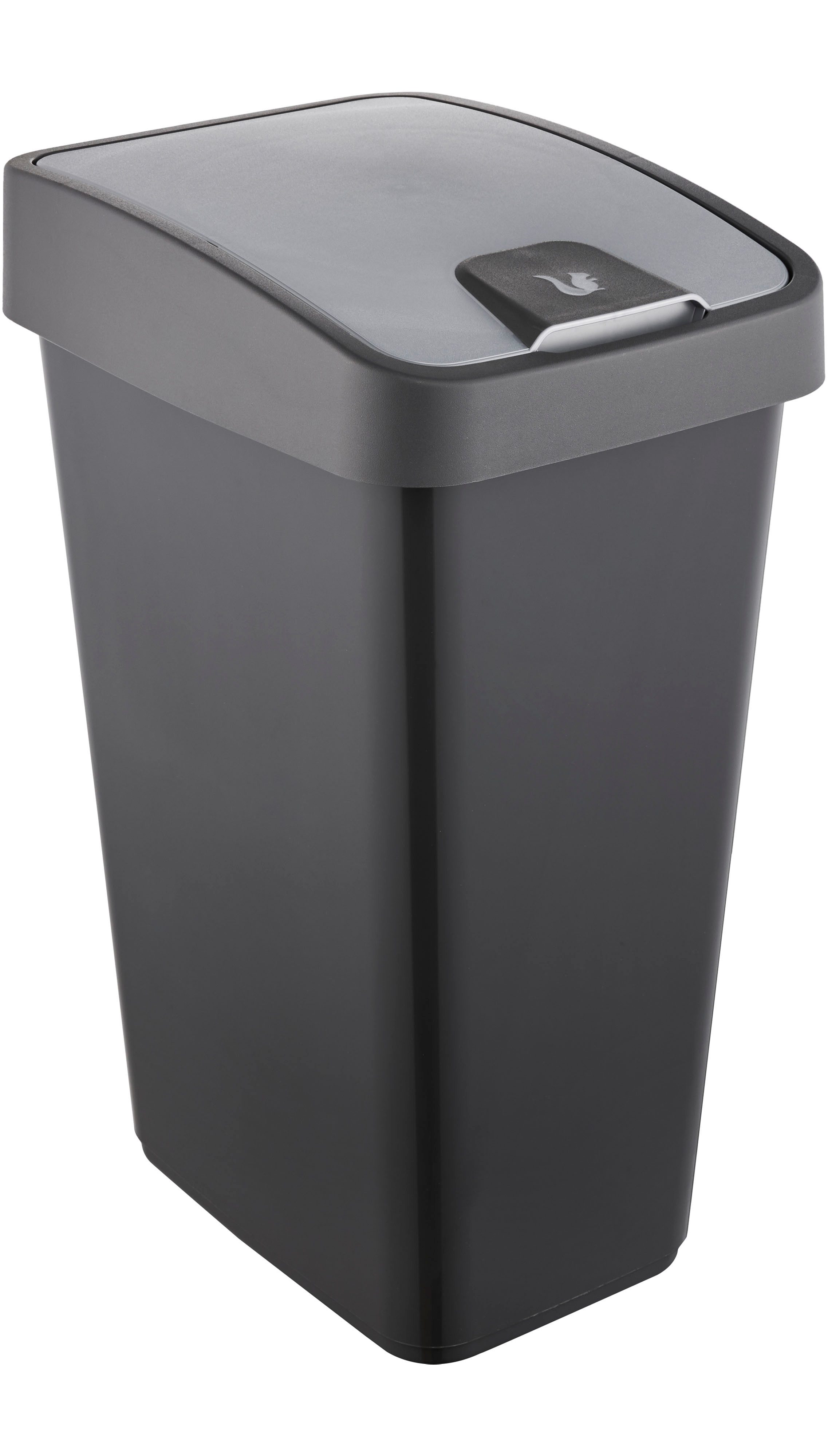 keeeper Mülleimer magne, Abfallbehälter mit Flip-Deckel, 40 x 30 x 61,5 cm, 45 l, komfortabler Soft-Touch-Point, Made in Europe