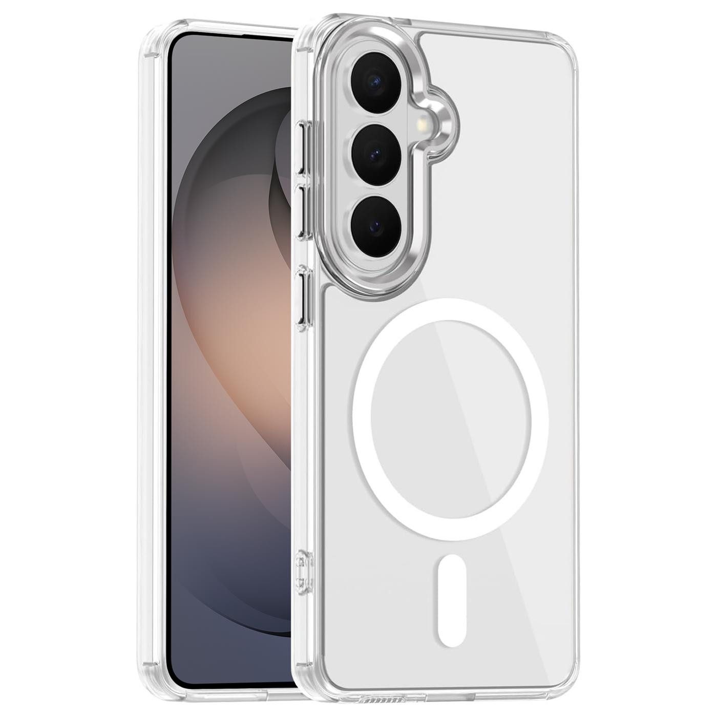 CoolGadget Handyhülle Premium Silikon Handy Case für Samsung Galaxy S26+ 6,7 Zoll, Hülle Transparent Schutzhülle kompatibel mit MagSafe Zubehör