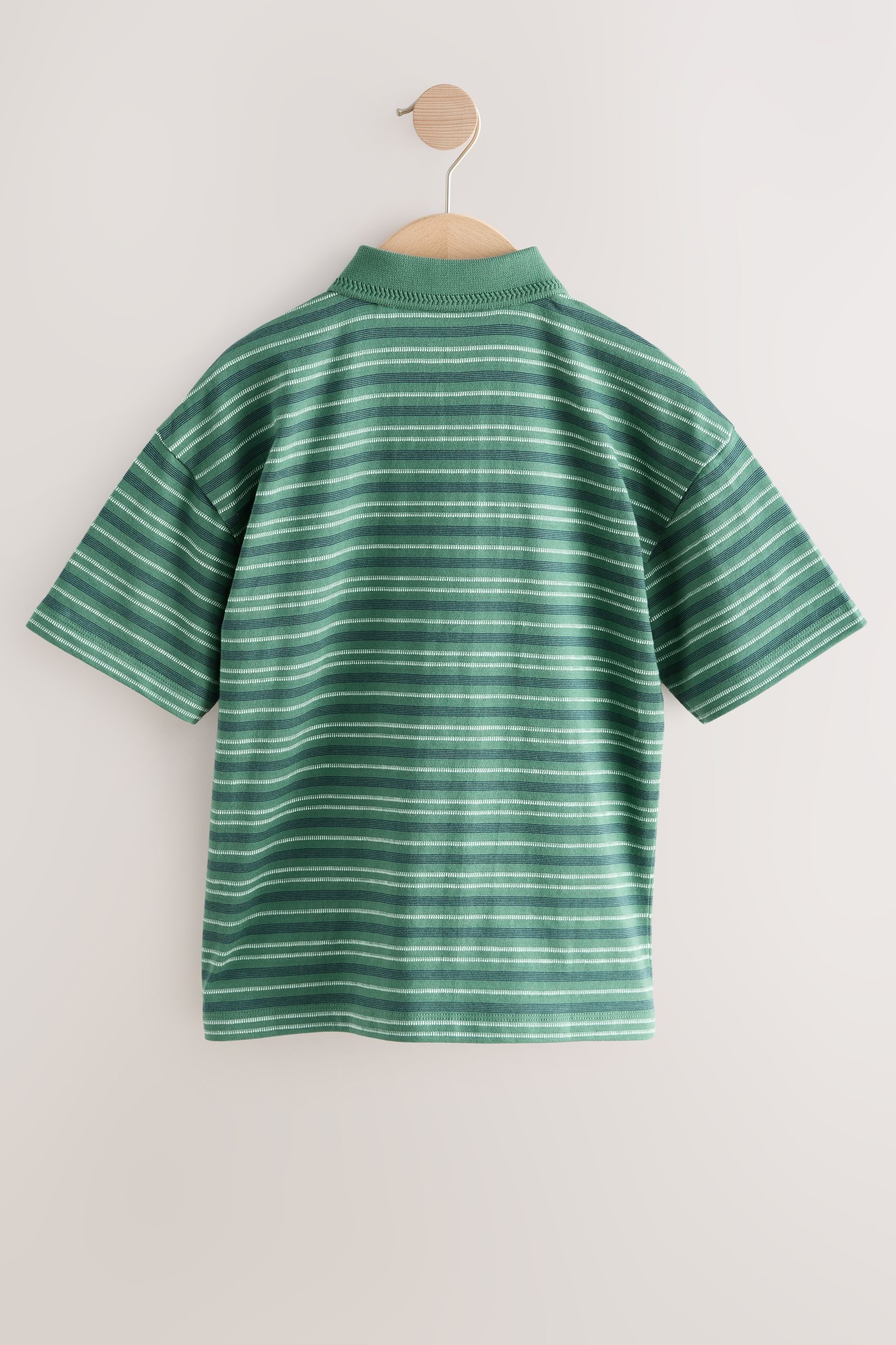 Next Poloshirt Kurzärmeliges Jersey-Poloshirt (1-tlg) – Bild 2 von 4