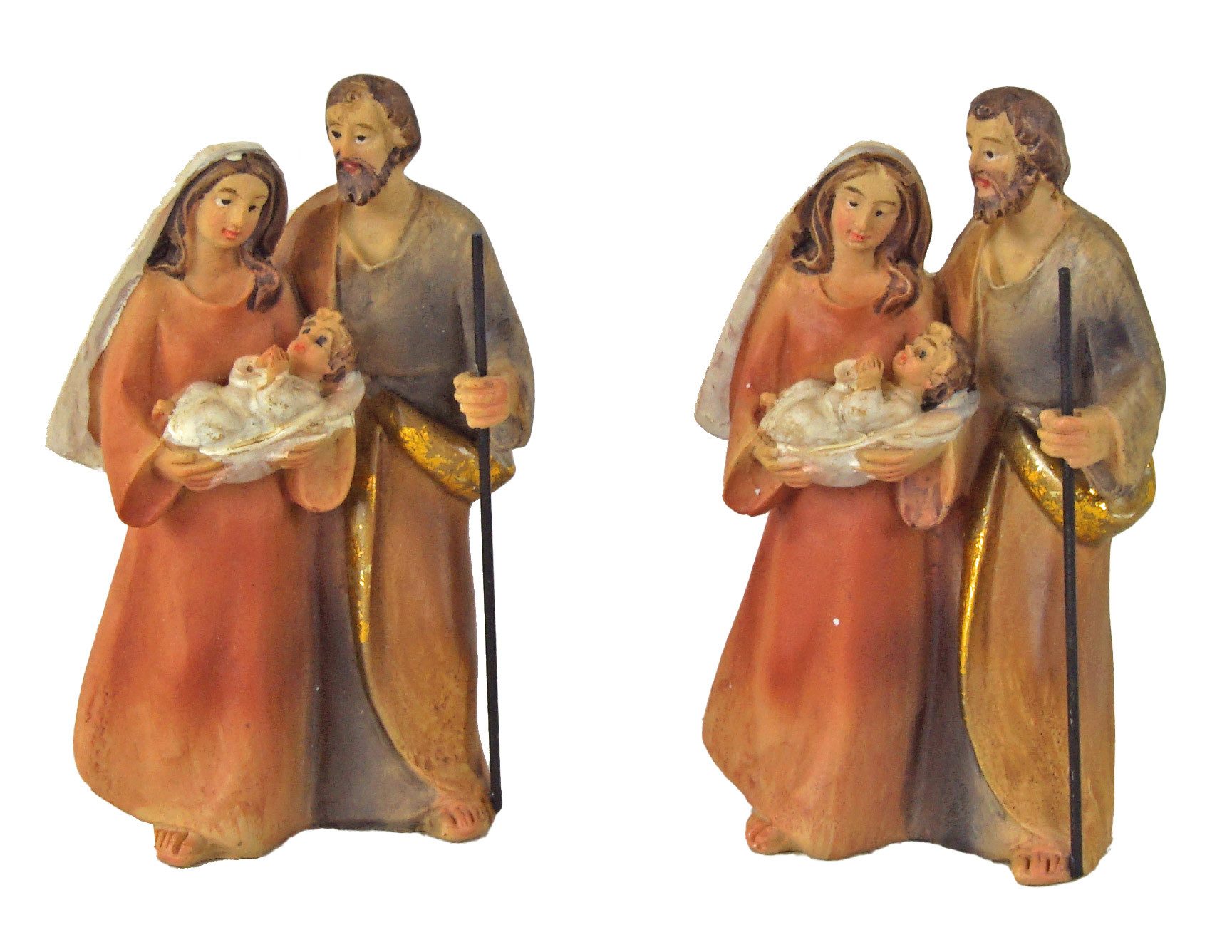 dekoprojekt Krippenfigur 2er Set - Heilige Familie K 242-2 (Set, 2 St., 2 tlg), Krippenfigur