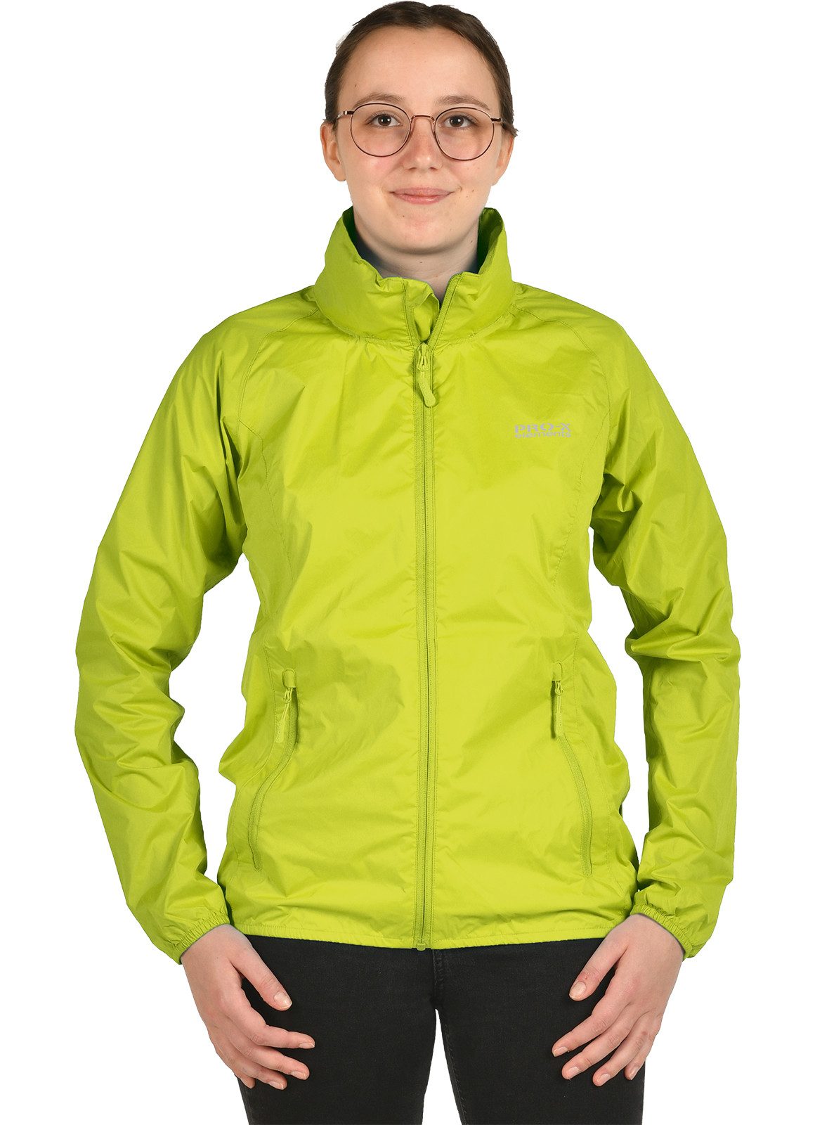 PRO-X ELEMENTS Regenjacke LADY-PACKable wasserdicht, atmungsaktiv, reflektierend Kapuze, in großen Größen erhältlich, Rückenventilation