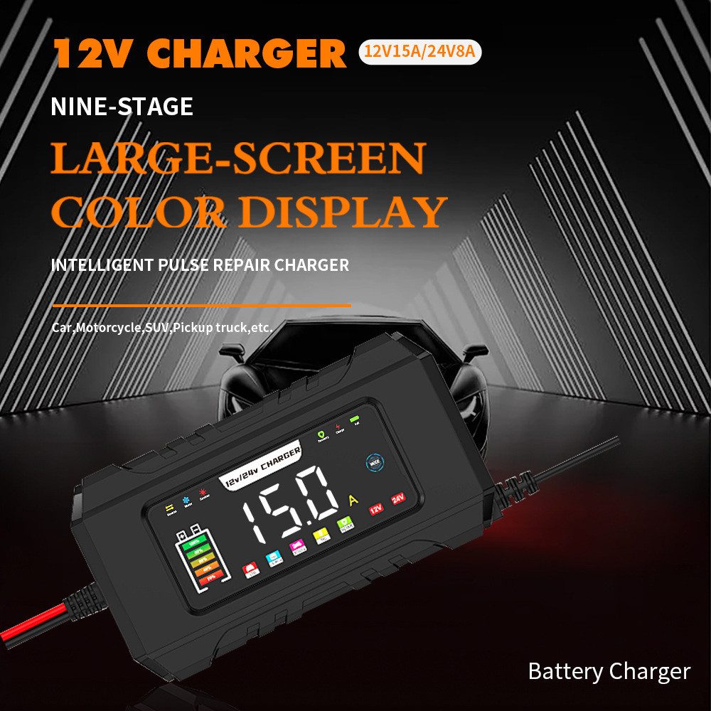 feinlux Autobatterie-Ladegerät