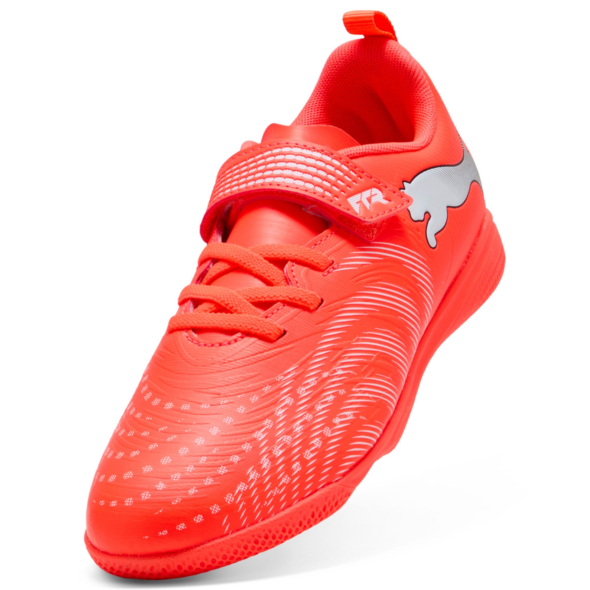 PUMA FUTURE 9 PLAY IT V JR Fußballschuh für Halle und Straße, leichtes Obermaterial aus Synthetik