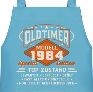 Shirtracer Kochschürze Oldtimer Modell 1984, (1-tlg), 40. Geburtstag Schürze
