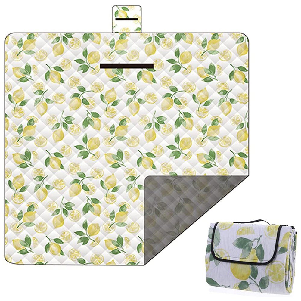 Picknickdecke Picknickdecke,wasserdicht 200x200cm Outdoor Stranddecke mit Tragegriff