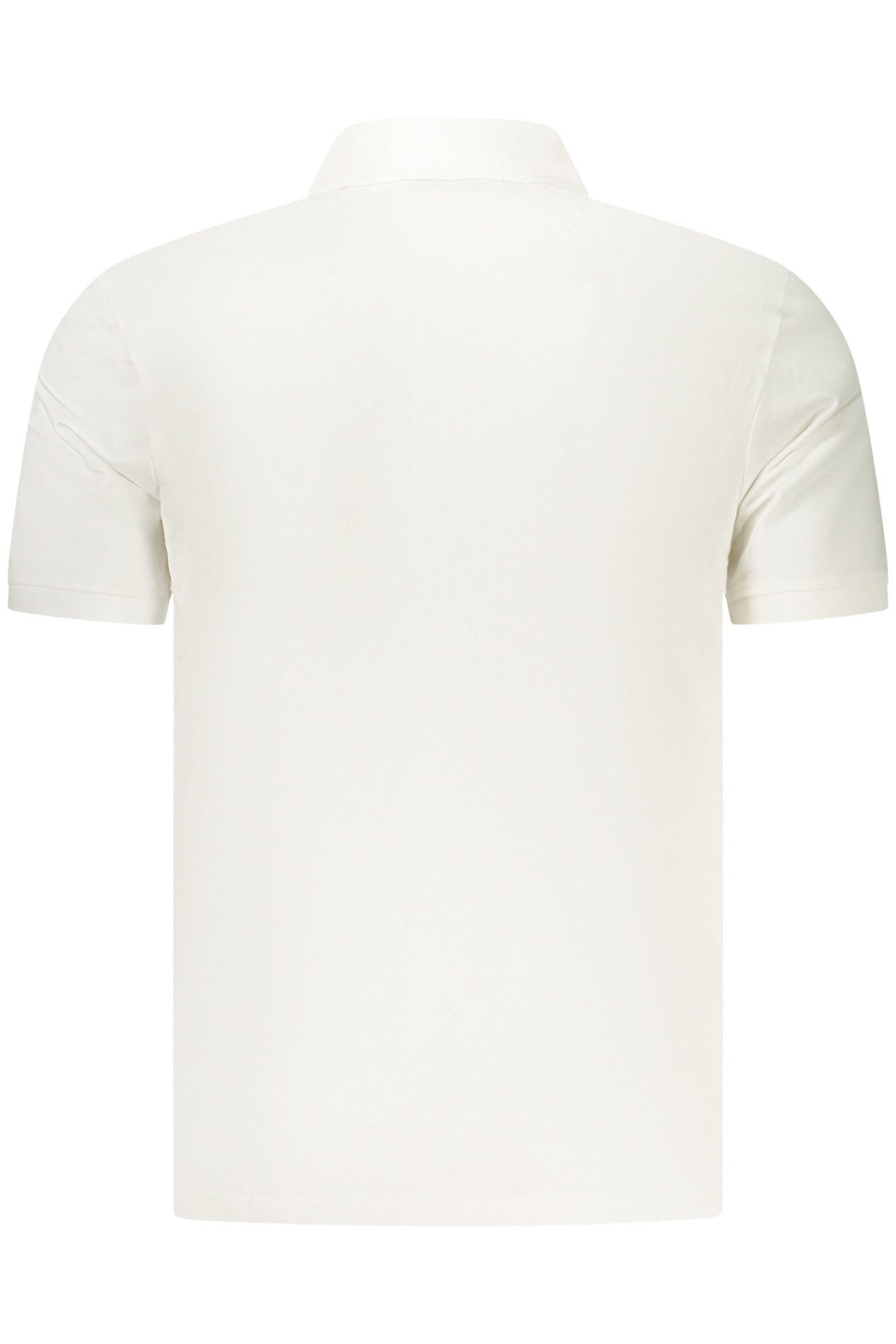 Blauer Poloshirt Weißes Herren-Poloshirt mit Applikation –