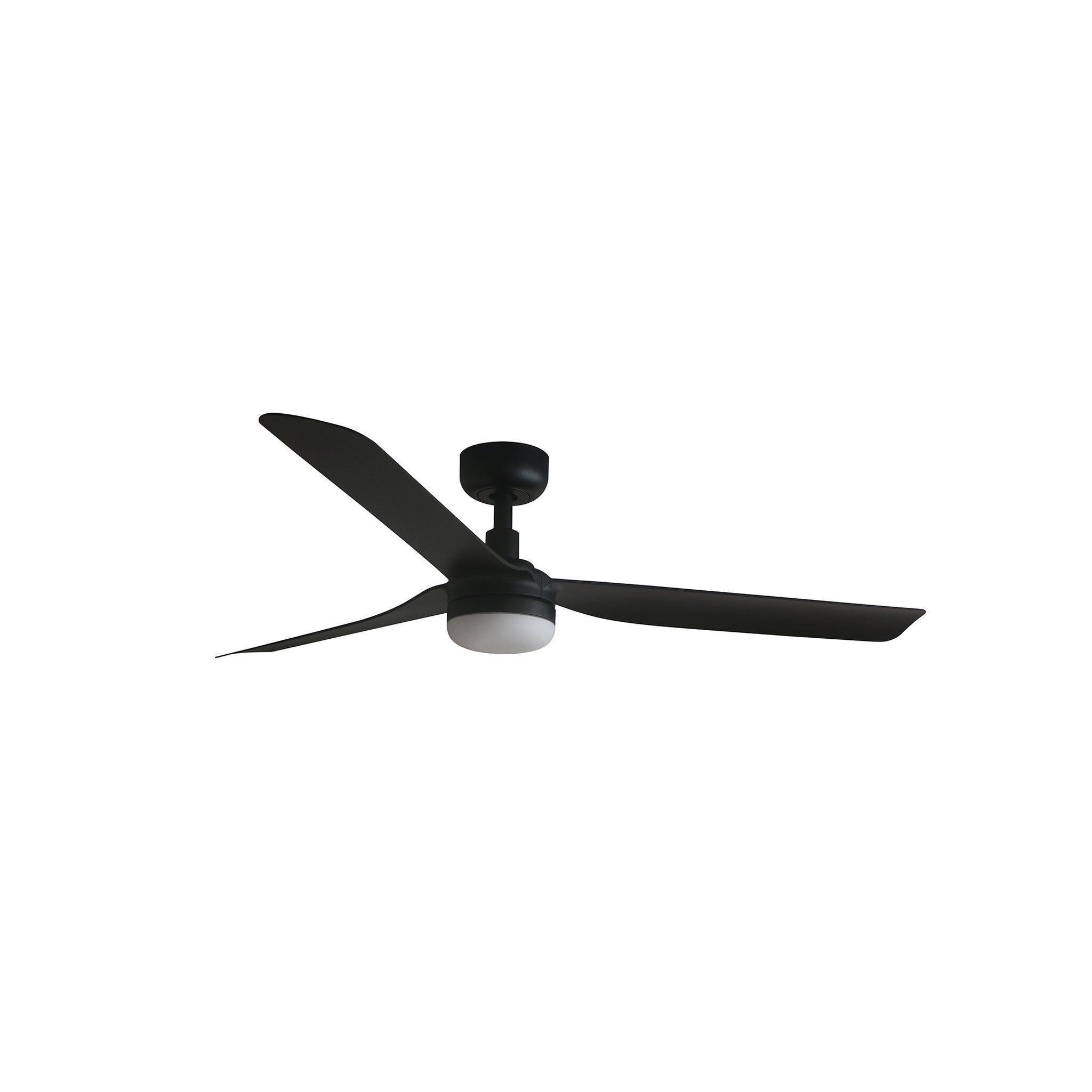 FARO Barcelona Deckenventilator DC Deckenventilator Punt Schwarz mit LED, Timer