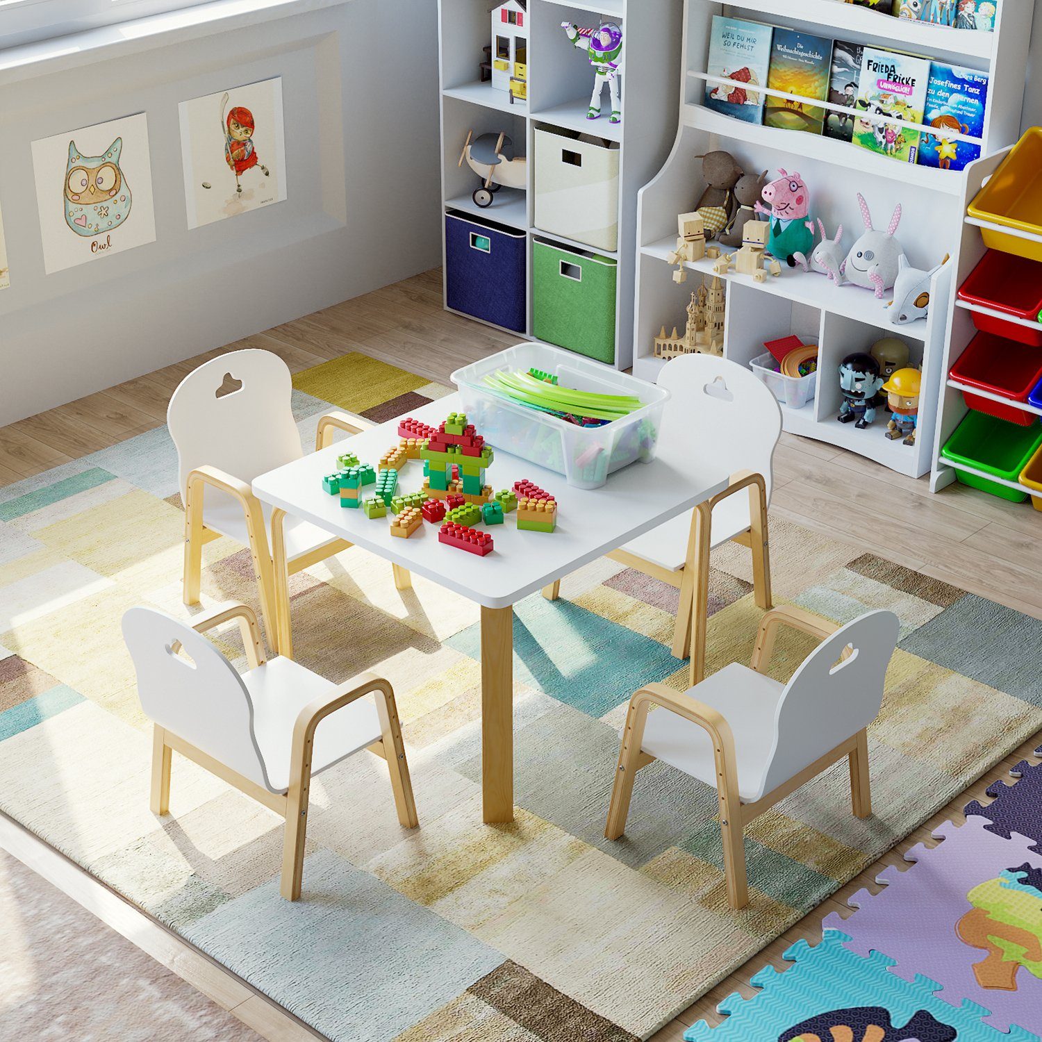 Homfa Schreibtisch, Kindertisch, (ohne Stühle), Tisch zum Spielen, Malen,  Kinderzimmer online kaufen | OTTO